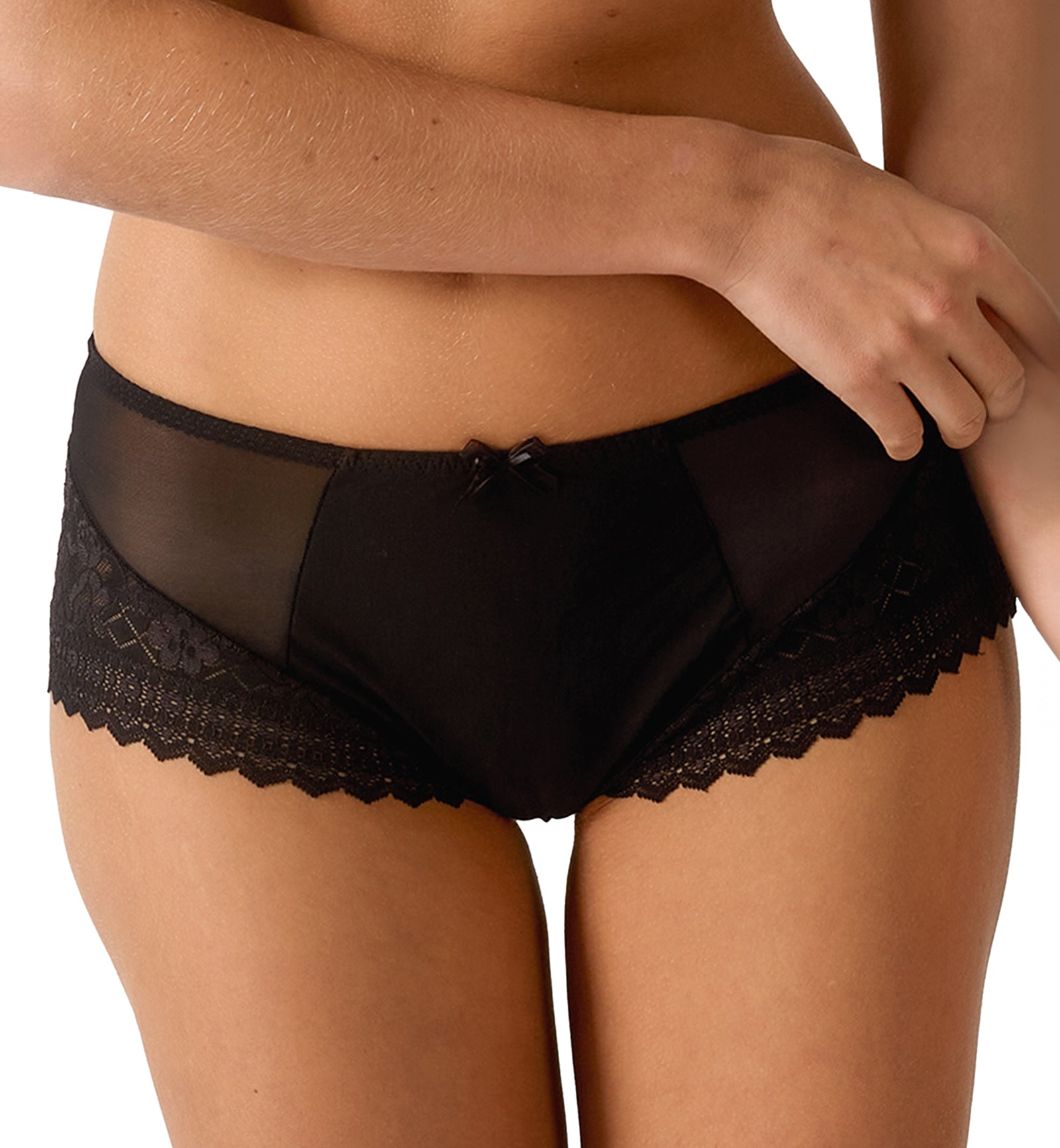 Empreinte Melody Lace Panty (15586),Large,Black - Black,Large