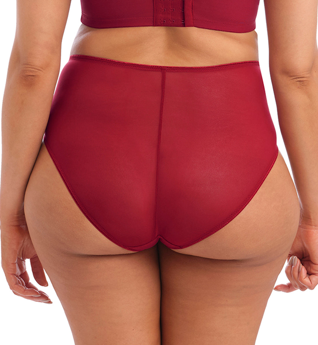 Elomi Matilda Matching Full Panty Brief (8906),Large,Crimson - Crimson,Large