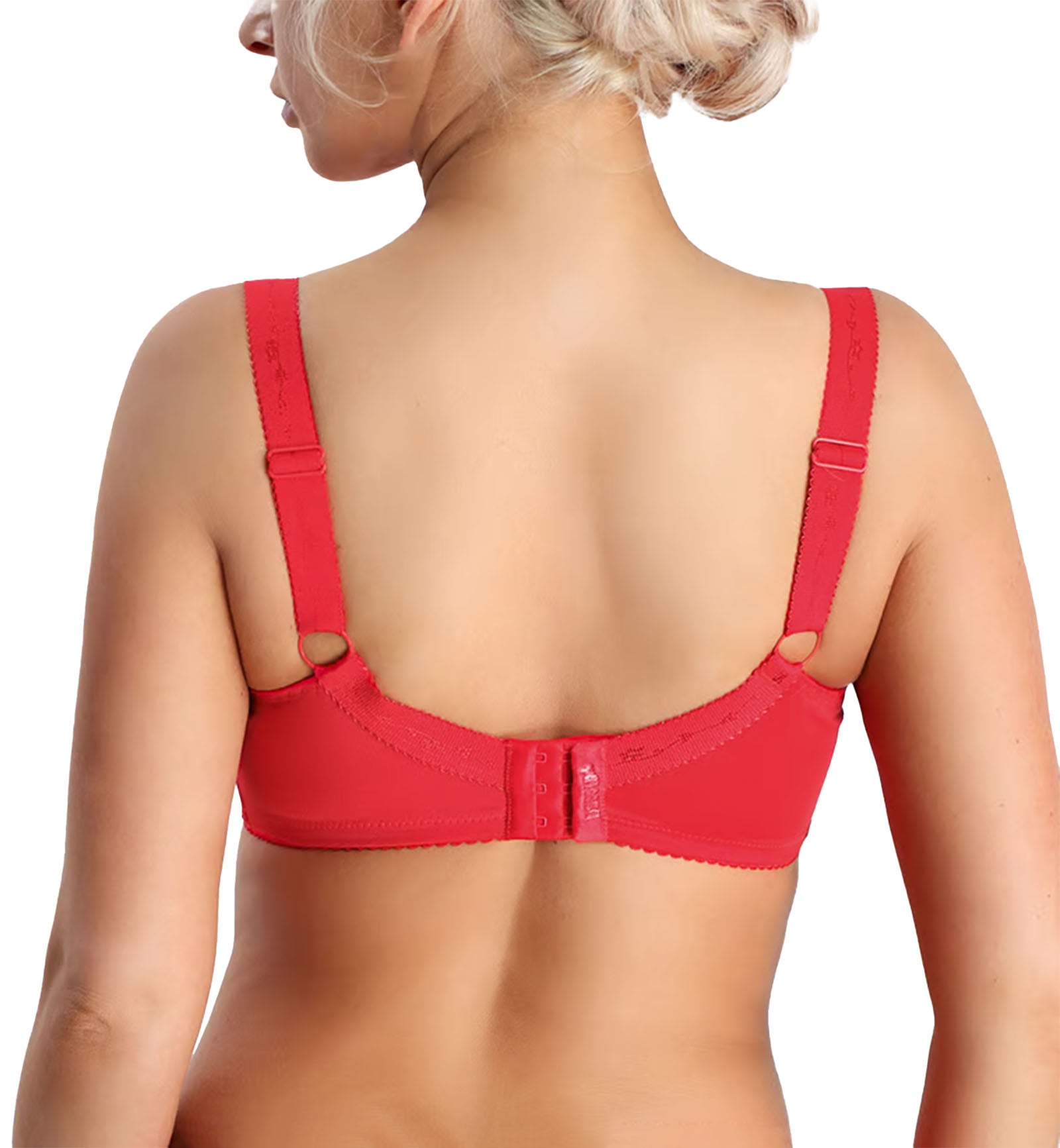 Nessa Sonata Underwire Soft Balcony Bra (N500),30J,Red - Red,30J