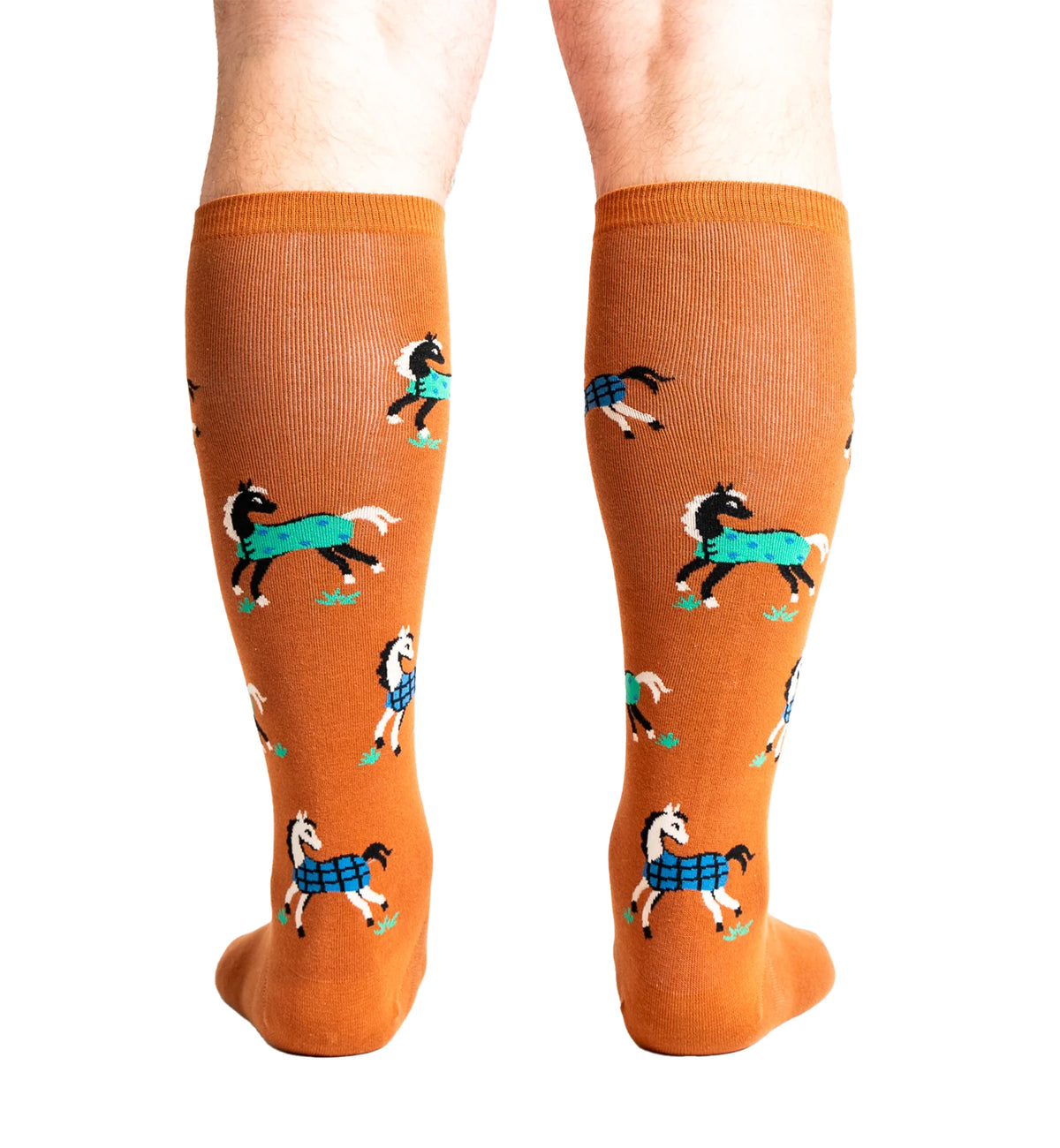 SOCK it to me Unisex Stretch-It Knee High Socks (S0187),Horses Keep Me Stable - Horses Keep Me Stable,One Size