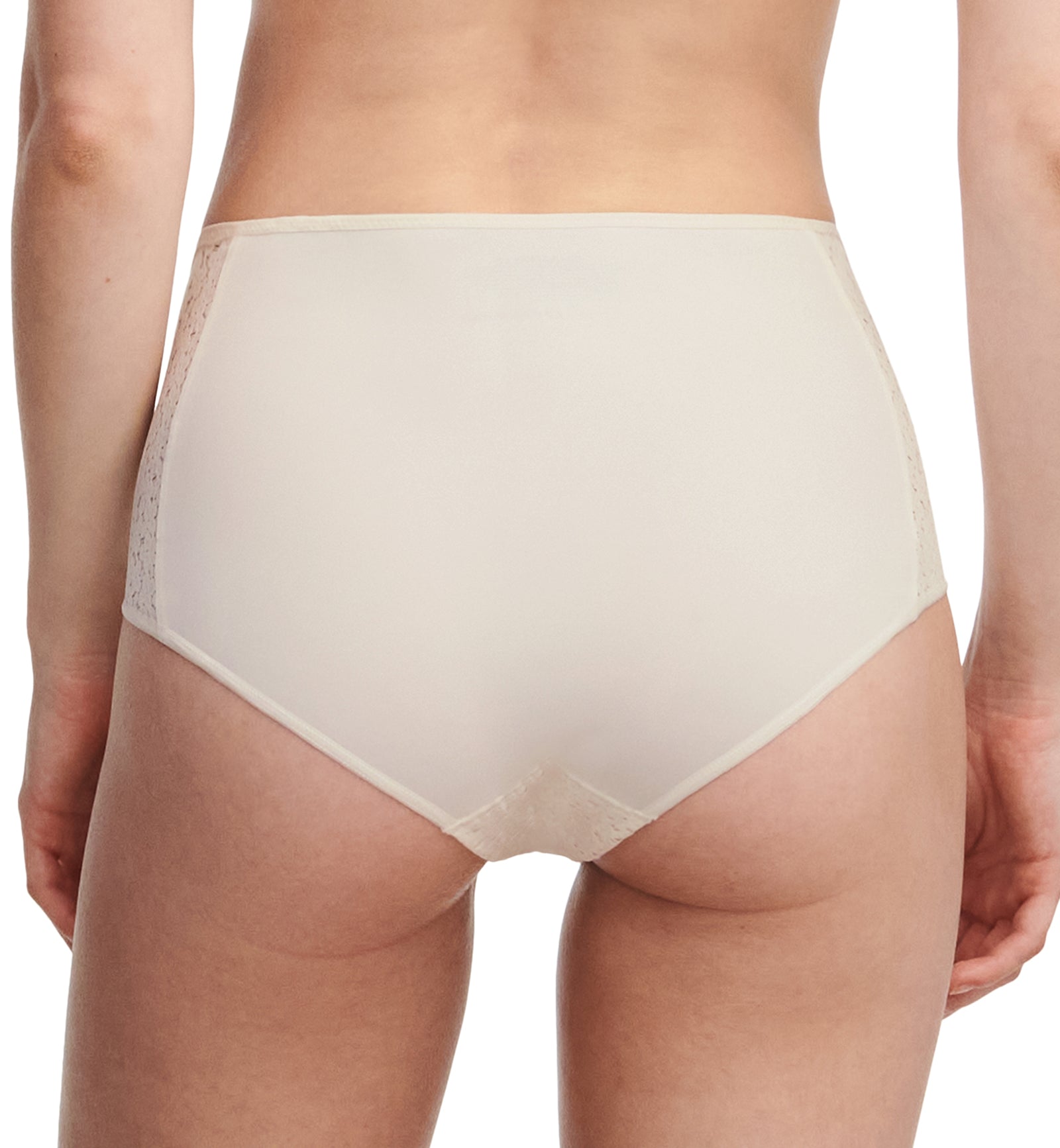 Chantelle Norah Comfort High Waist Brief (C13F30),Small,Talc - Talc,Small