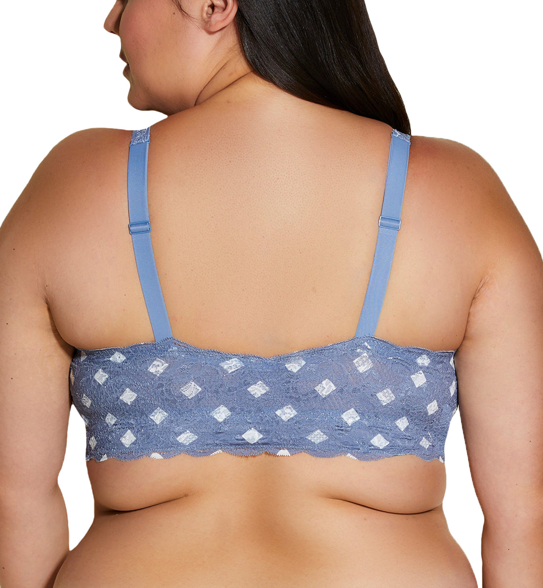 Cosabella NSN Printed SUPER CURVY Sweetie Bralette (NEVEP1322),XS,Blue Diamond - Blue Diamond,XS