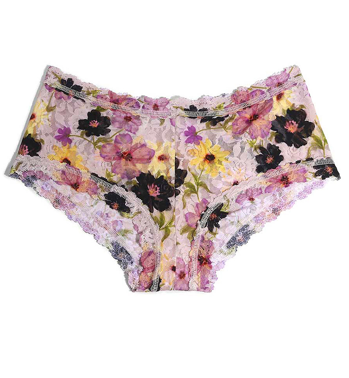 Hanky Panky Signature Lace Printed Boyshort (PR4812P),XS,Pressed - Pressed,XS