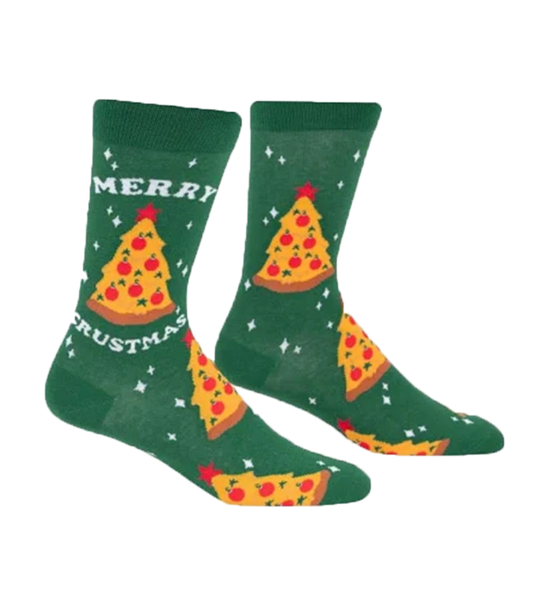 SOCK it to me Men's Crew Socks (MEF0474),Merry Crustmas - Merry Crustmas,One Size