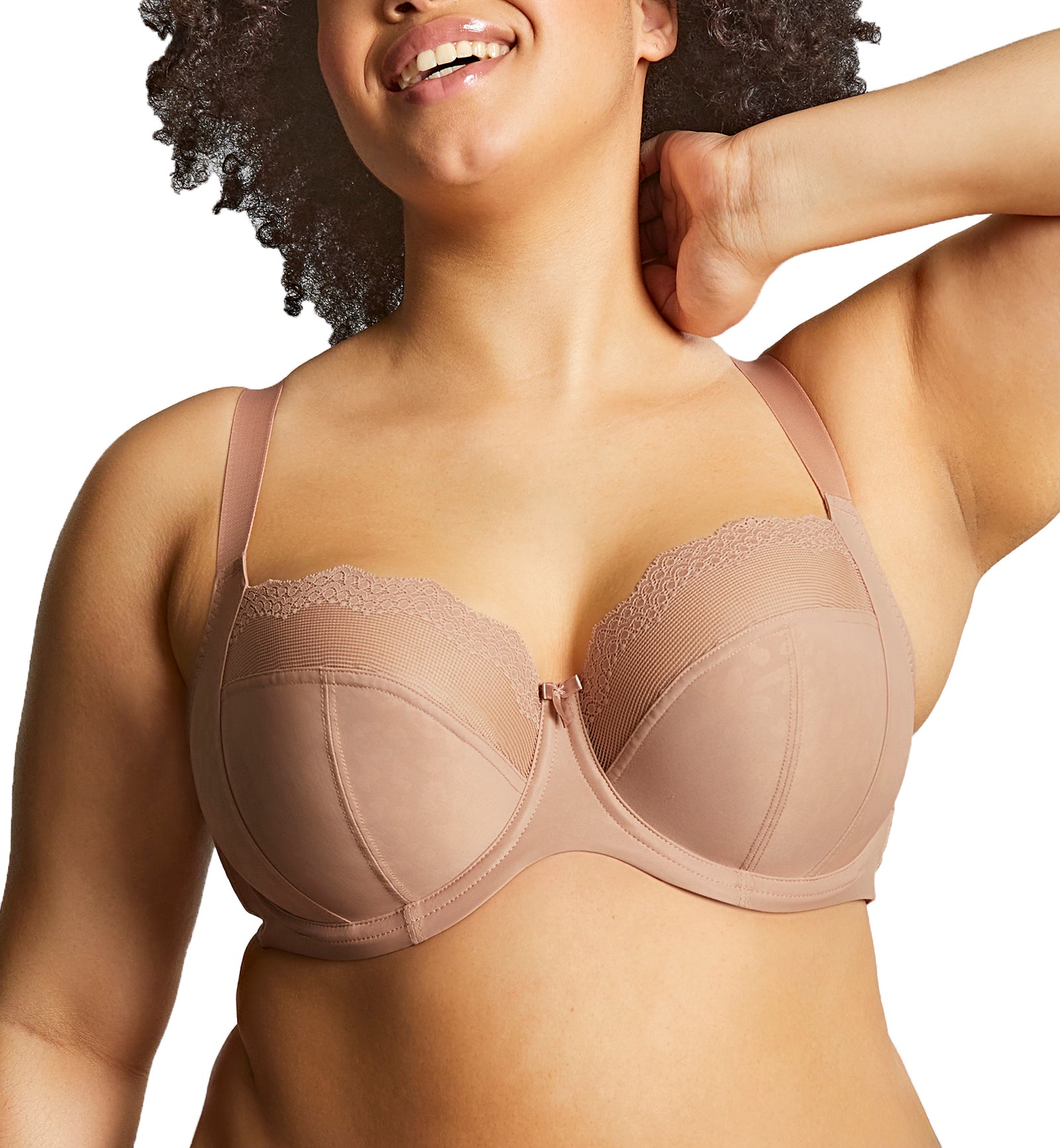 Sculptresse by Panache Esme Balcony Underwire Bra (10921),34E,Mocha Animal - Mocha Animal,34E