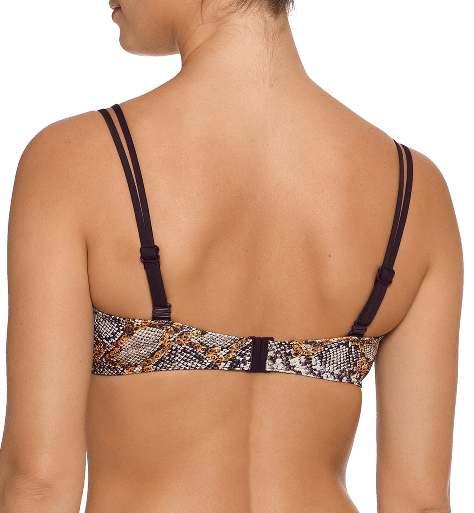 PrimaDonna Karma Padded Balcony Underwire Bikini Top (4004016),34E,Amethyst - Amethyst,34E