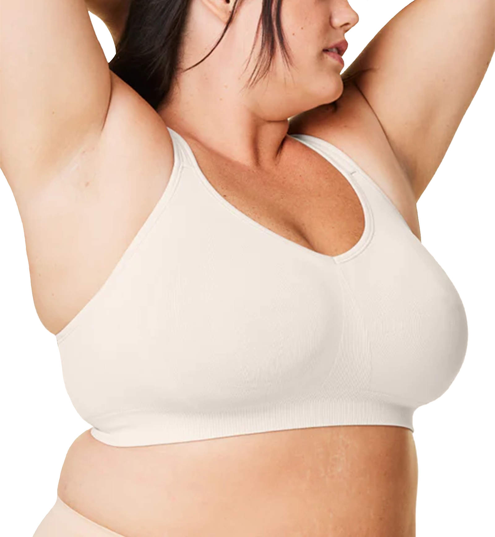 BRAVADO! DESIGNS Everyday Sculpt FULL CUP Wire-Free Bra (11011VFC),XL FC,Antique White - Antique White,XL-Full Cup