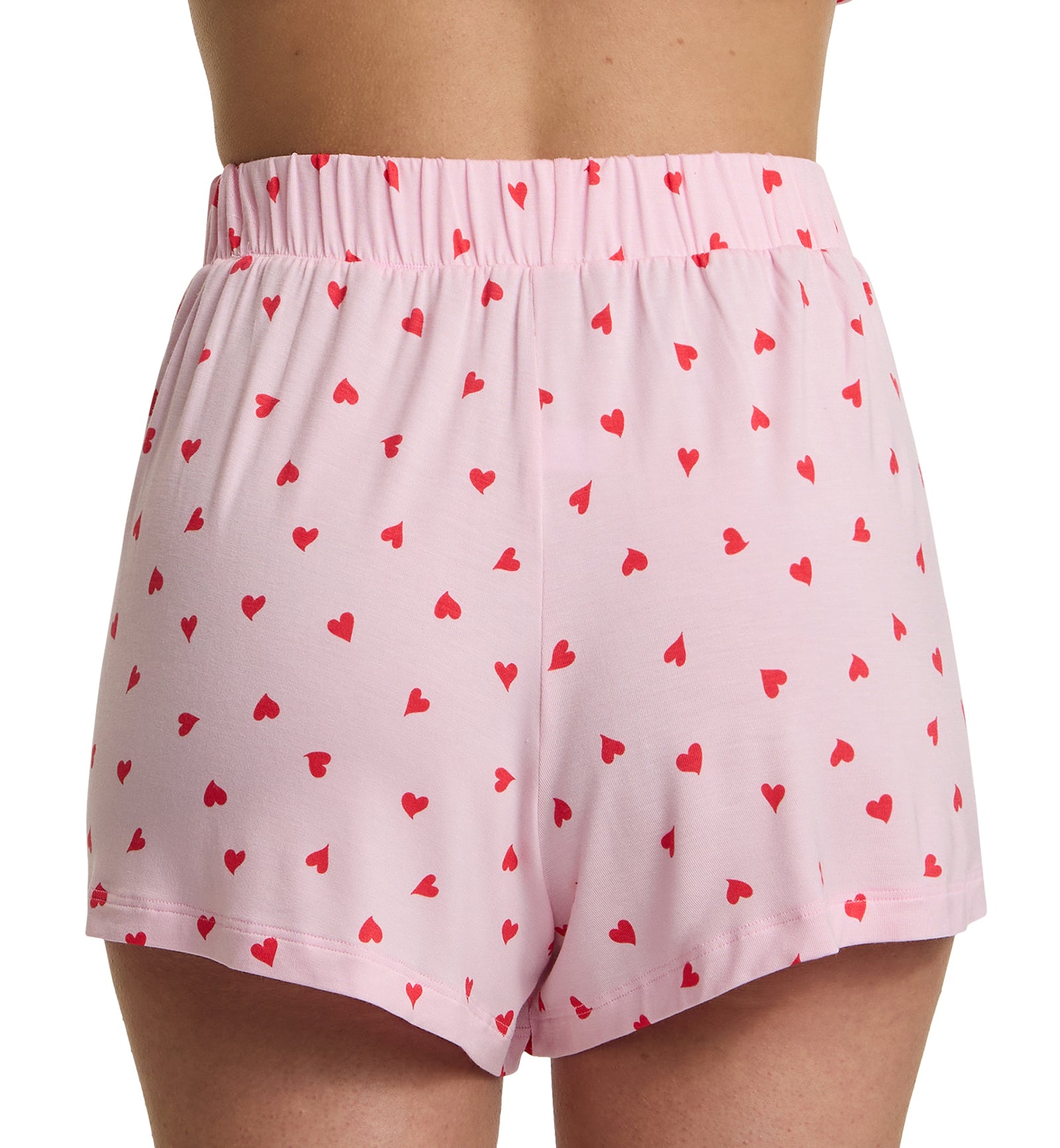 Hanky Panky Unwind Modal Drawstring Short (63S502),Small,So In Love - So In Love,Small