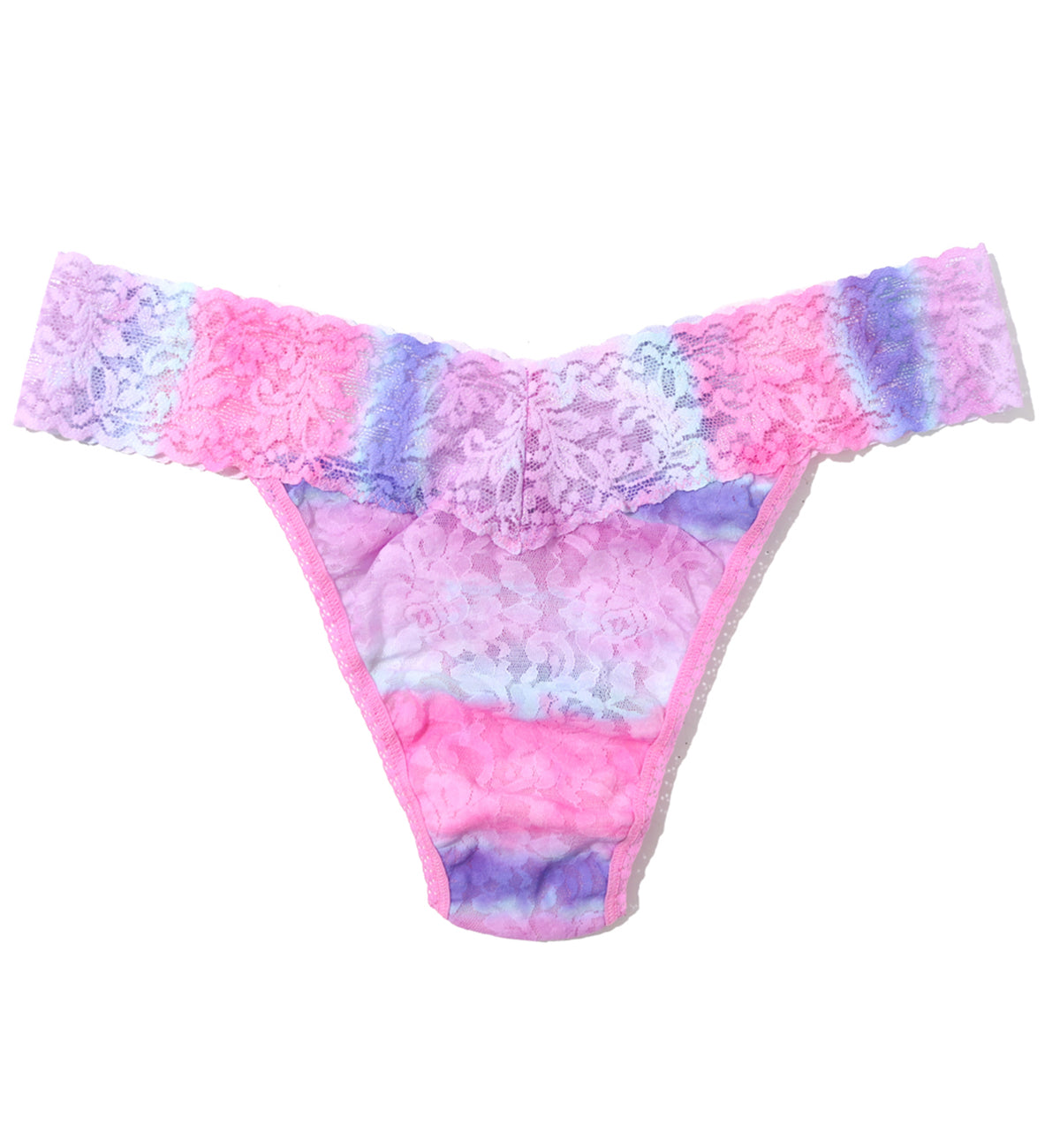 Hanky Panky Signature Lace Printed Original Rise Thong (PR4811P),Rem - Rem,One Size