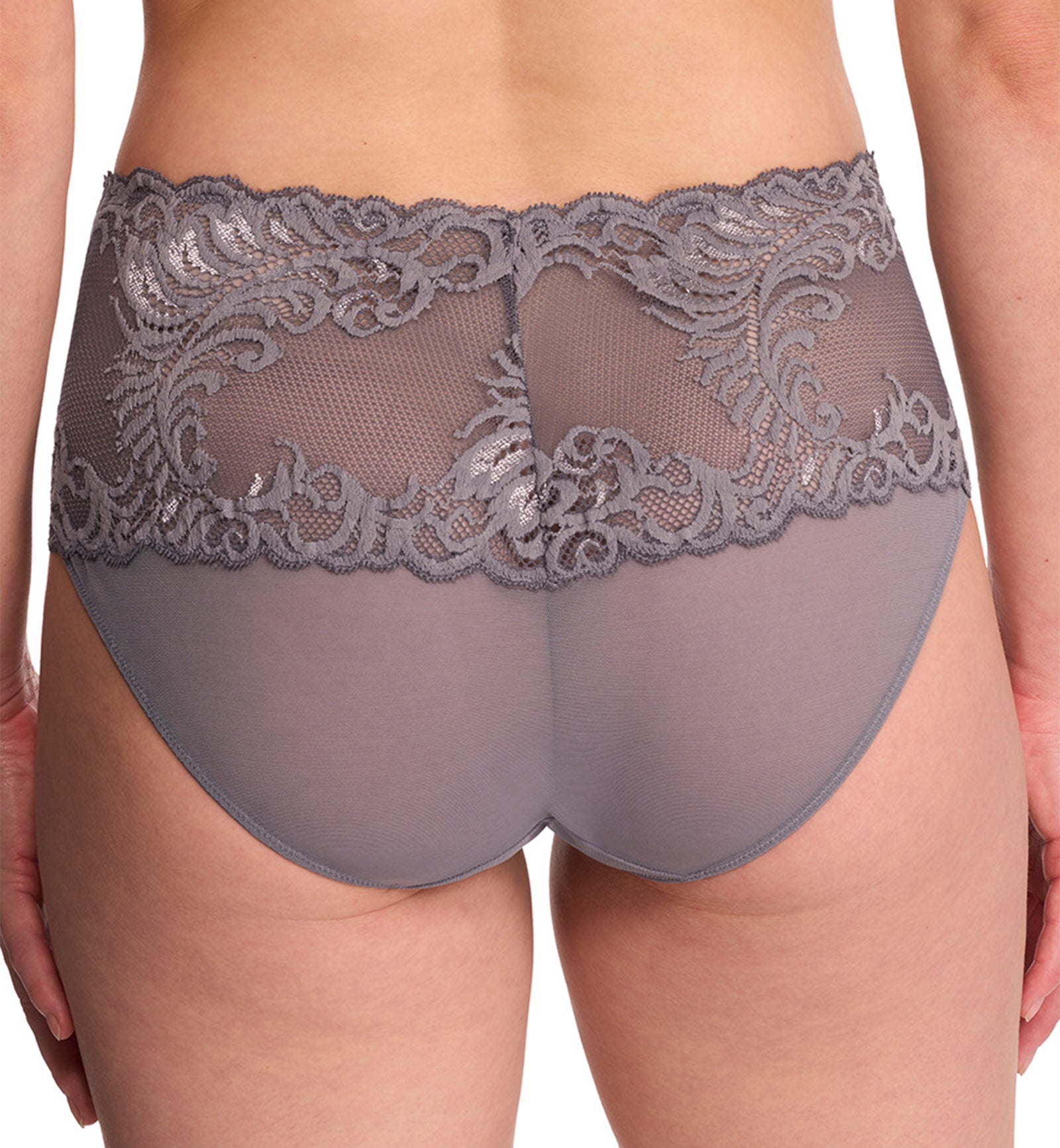 Natori Feathers Brief Panty (756023),Small,Nickel - Nickel,Small