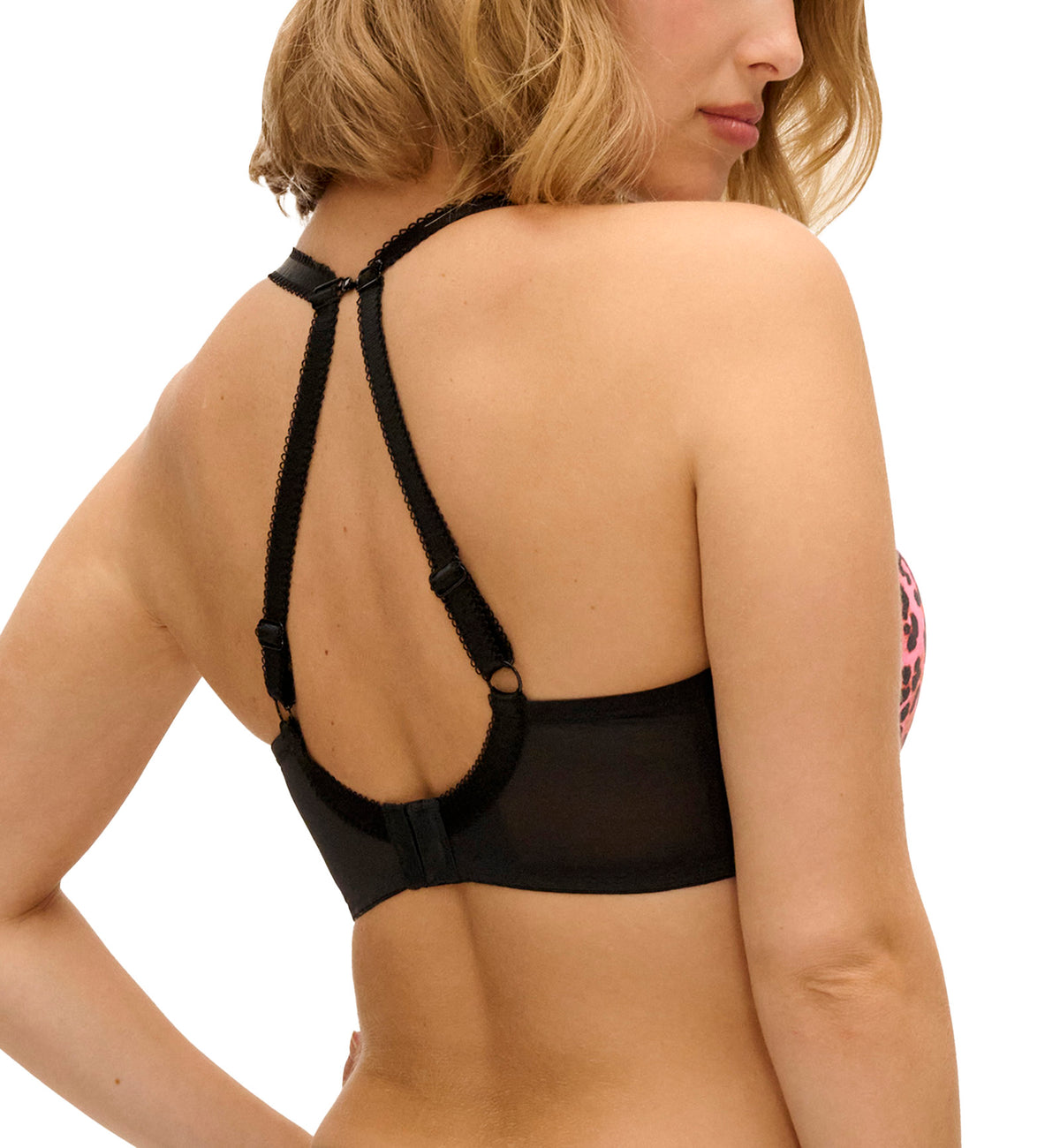 Freya Cherish Me Molded Plunge Underwire Bra (404031),28E,Pink Flambe - Pink Flambe,28E