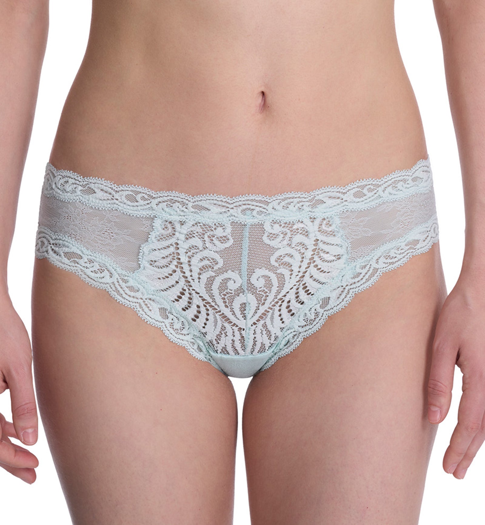 Natori Feathers Hipster Panty (753023),Small,Whipped Mint - Whipped Mint,Small