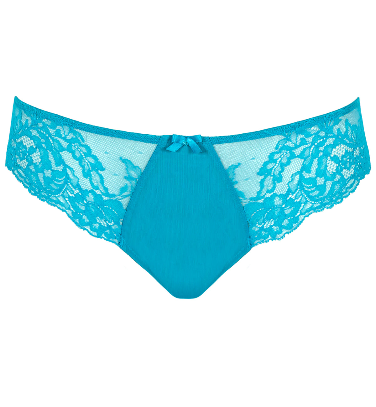 Panache Ana Brazilian Thong (9399),XS,Ocean Blue - Ocean Blue,XS