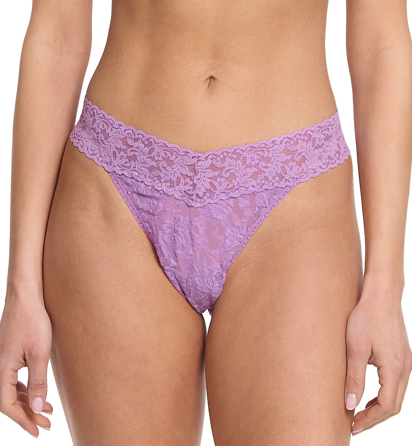 Hanky Panky Signature Lace Original Rise Thong (4811P),Venus - Venus,One Size