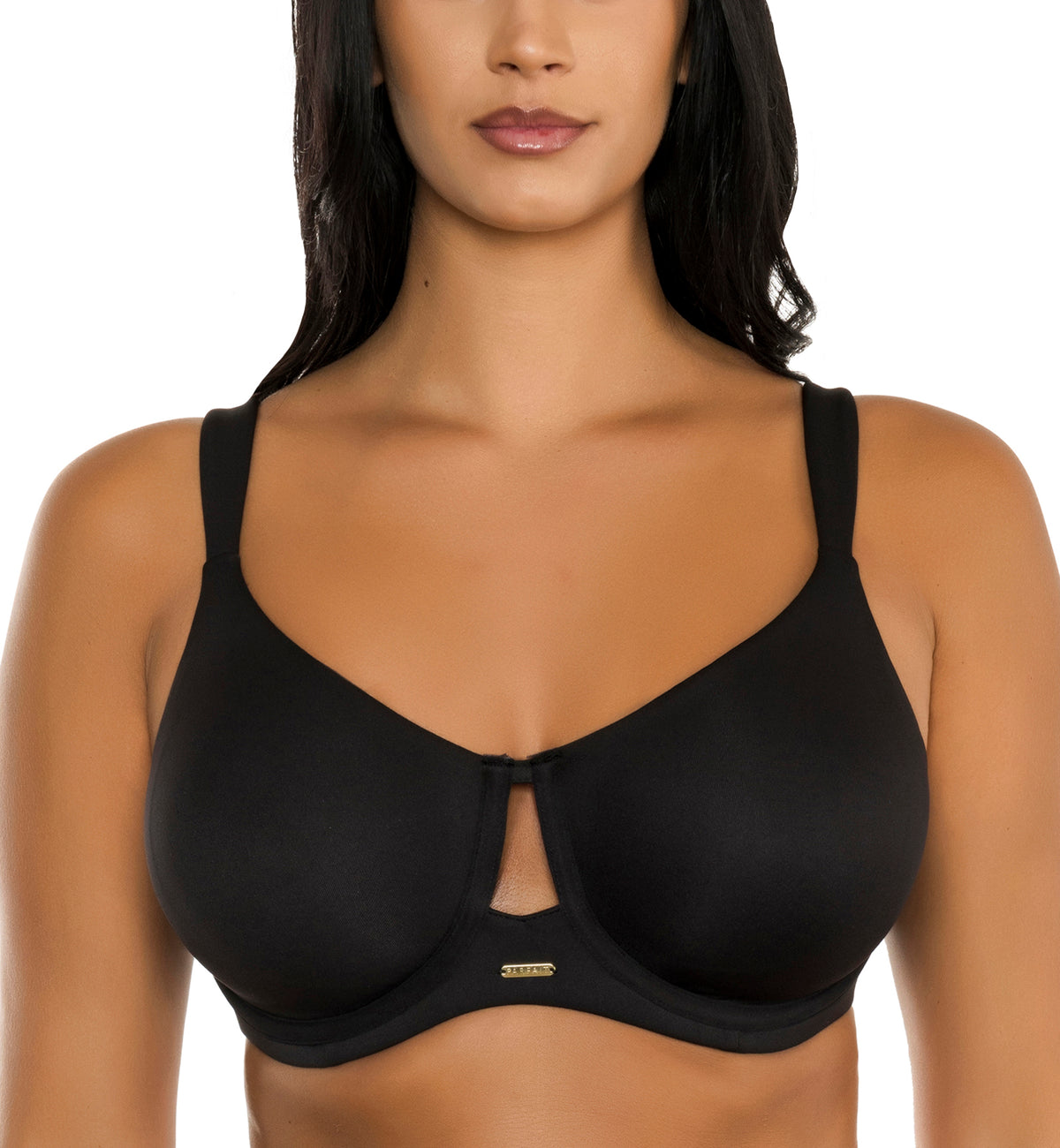 Parfait Emily Unlined Seamless Full Cup Underwire Bra (P7800),30D,Black - Black,30D