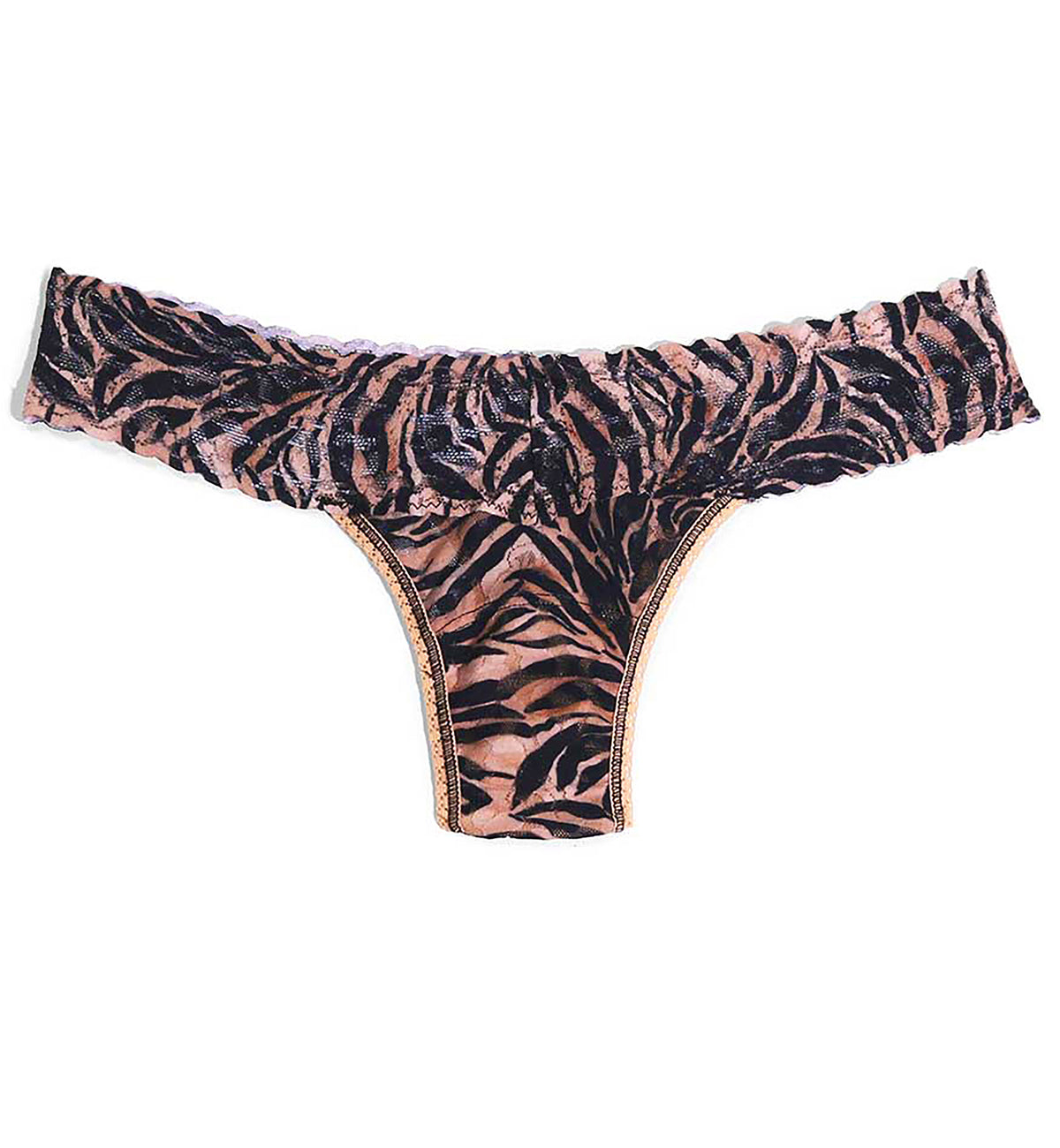 Hanky Panky Signature Lace Printed Low Rise Thong (PR4911P),Wild Thing - Wild Thing,One Size