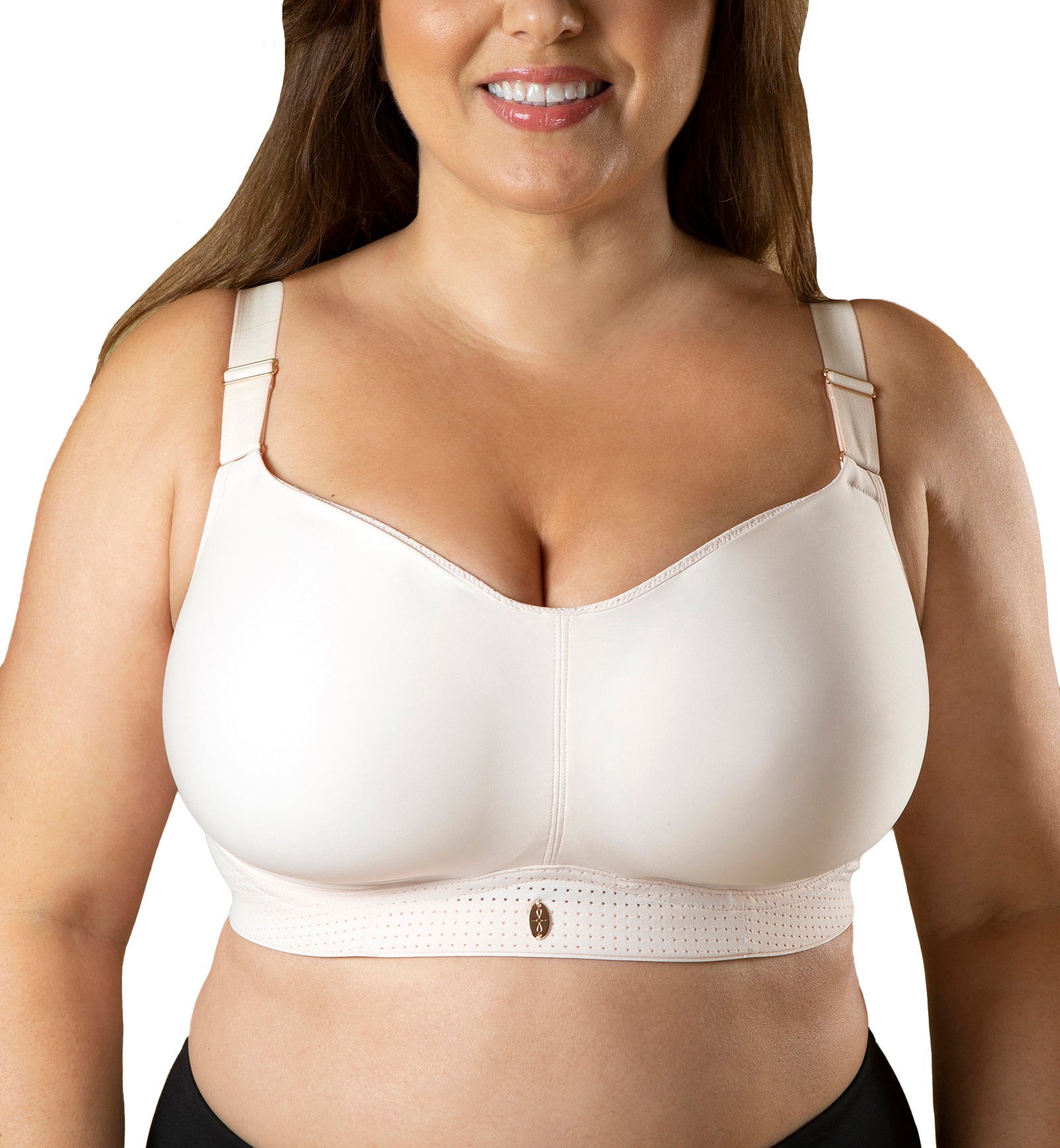 Freedom Molded Wireless Sports Bra (FREEDOMSPORT),30HH,Rose - Rose,30HH