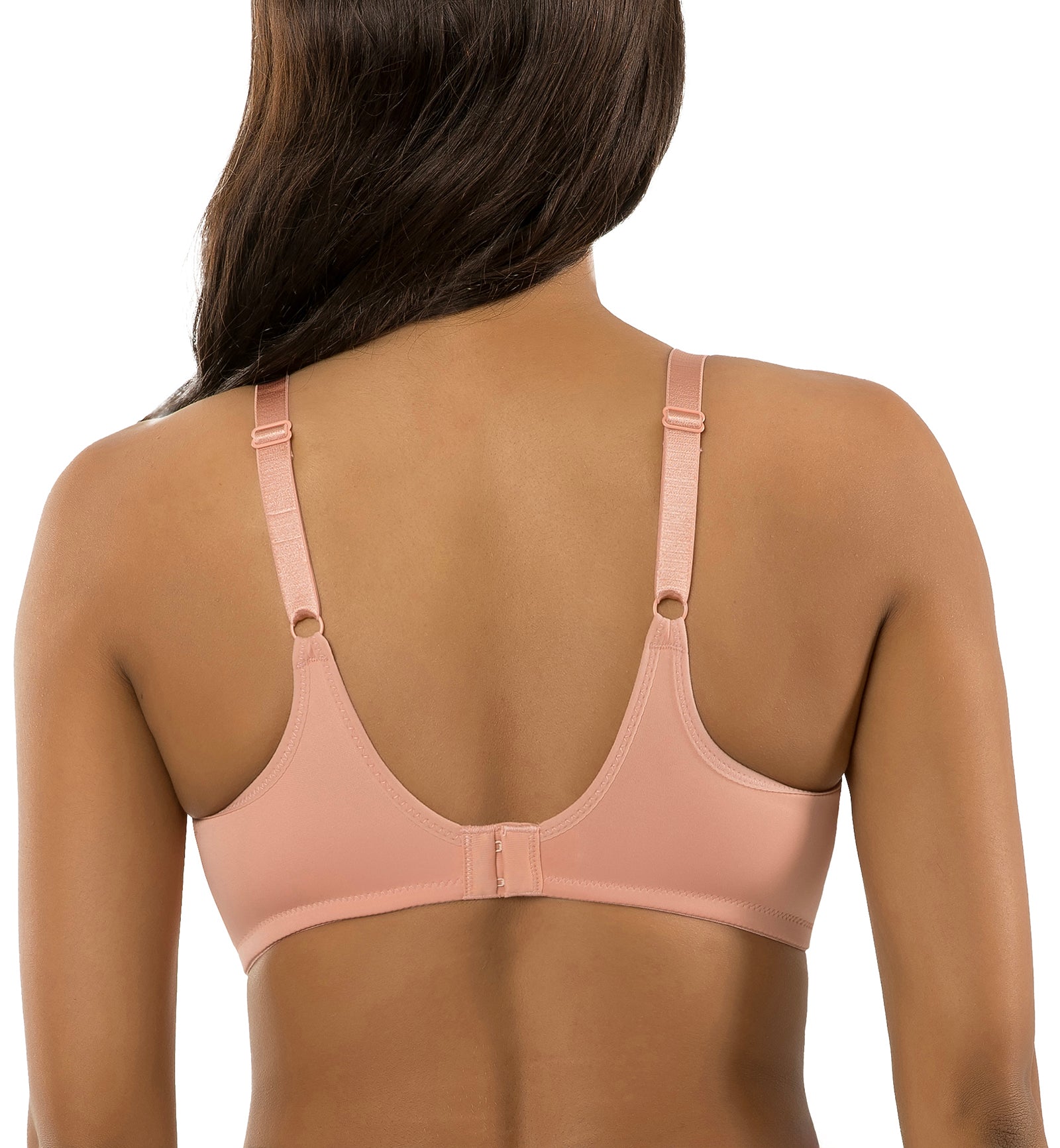Parfait Pearl Seamless Minimizer Underwire Bra (P60921),32D,Peach Beige - Peach Beige,32D
