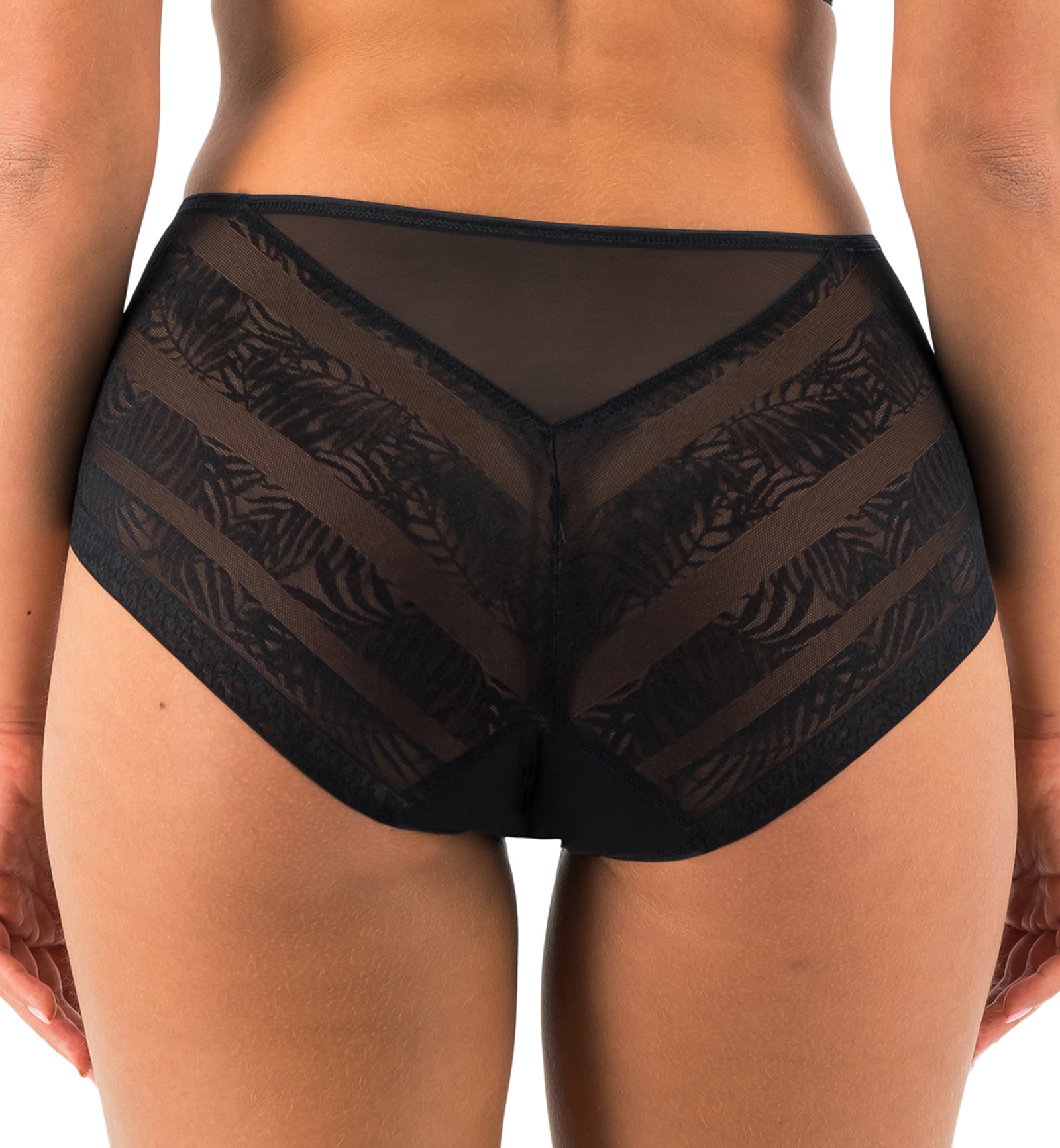 Fantasie Devote Full Brief Panty (102451),XS,Black - Black,XS