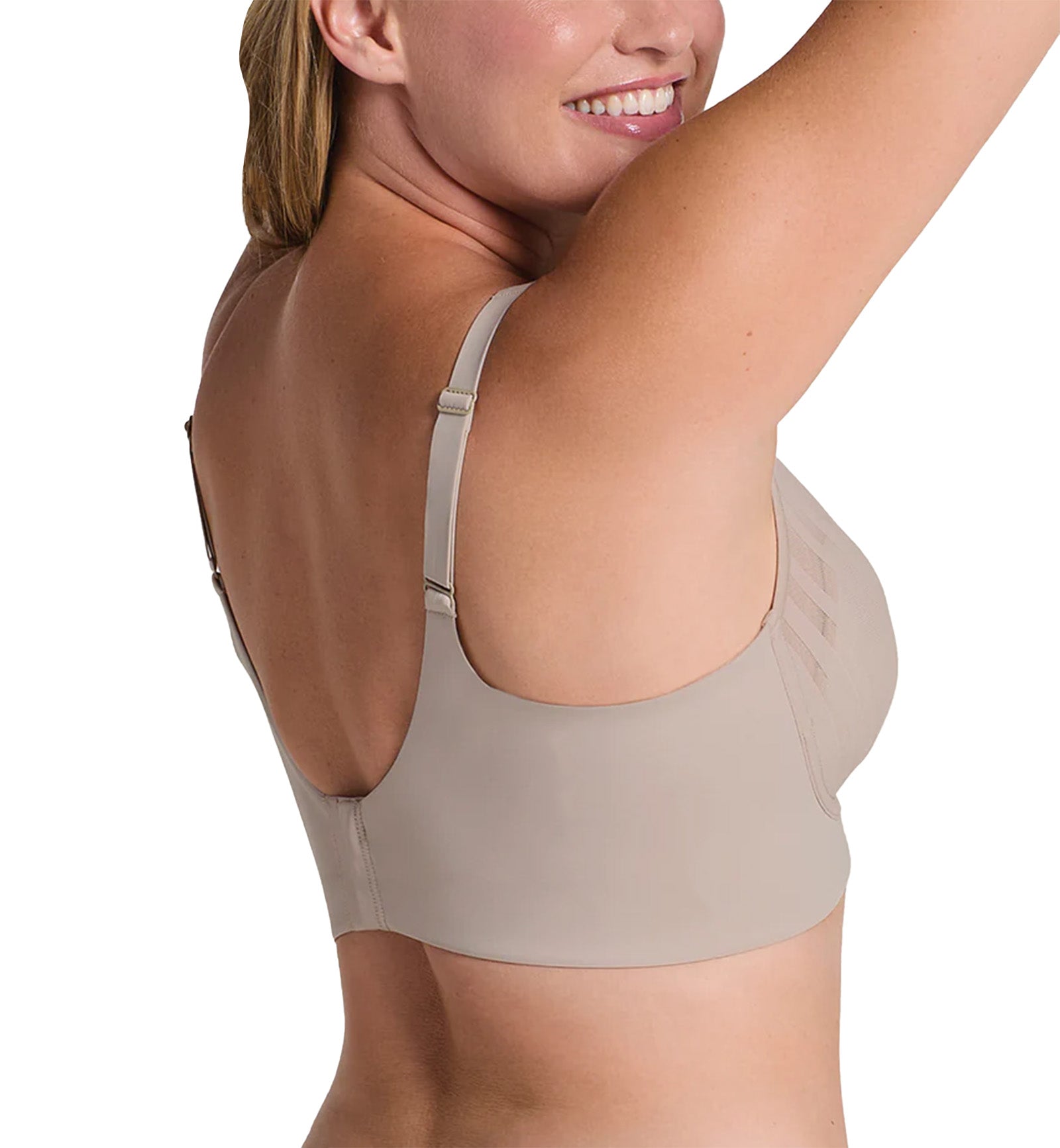 Leonisa Daily Lace Wireless Support Bra (091174),Small,Nude - Nude,Small