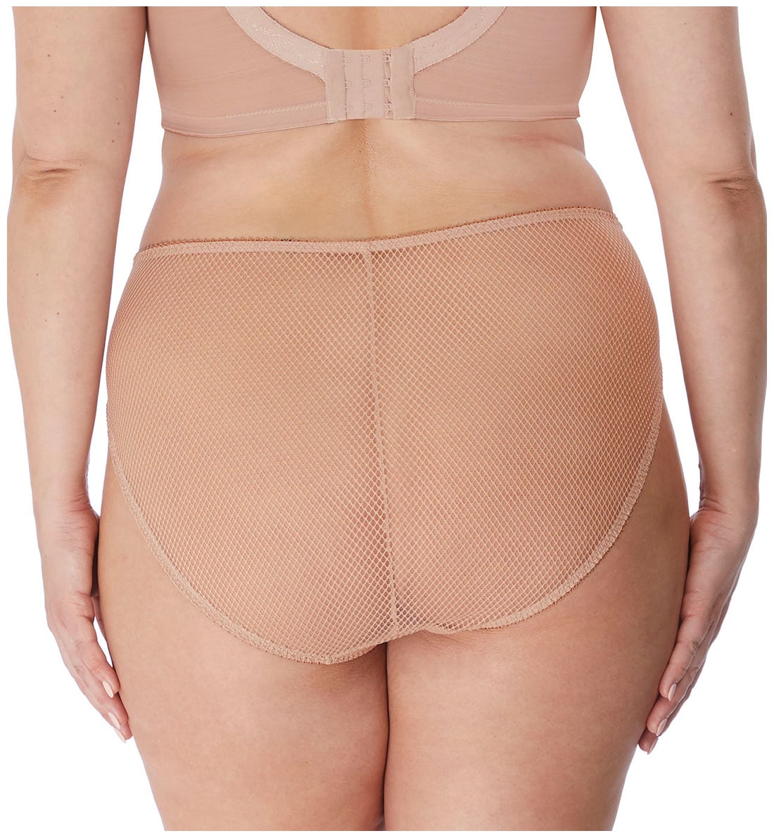 Elomi Charley Matching High Leg Brief (4386),Medium,Fawn - Fawn,Medium