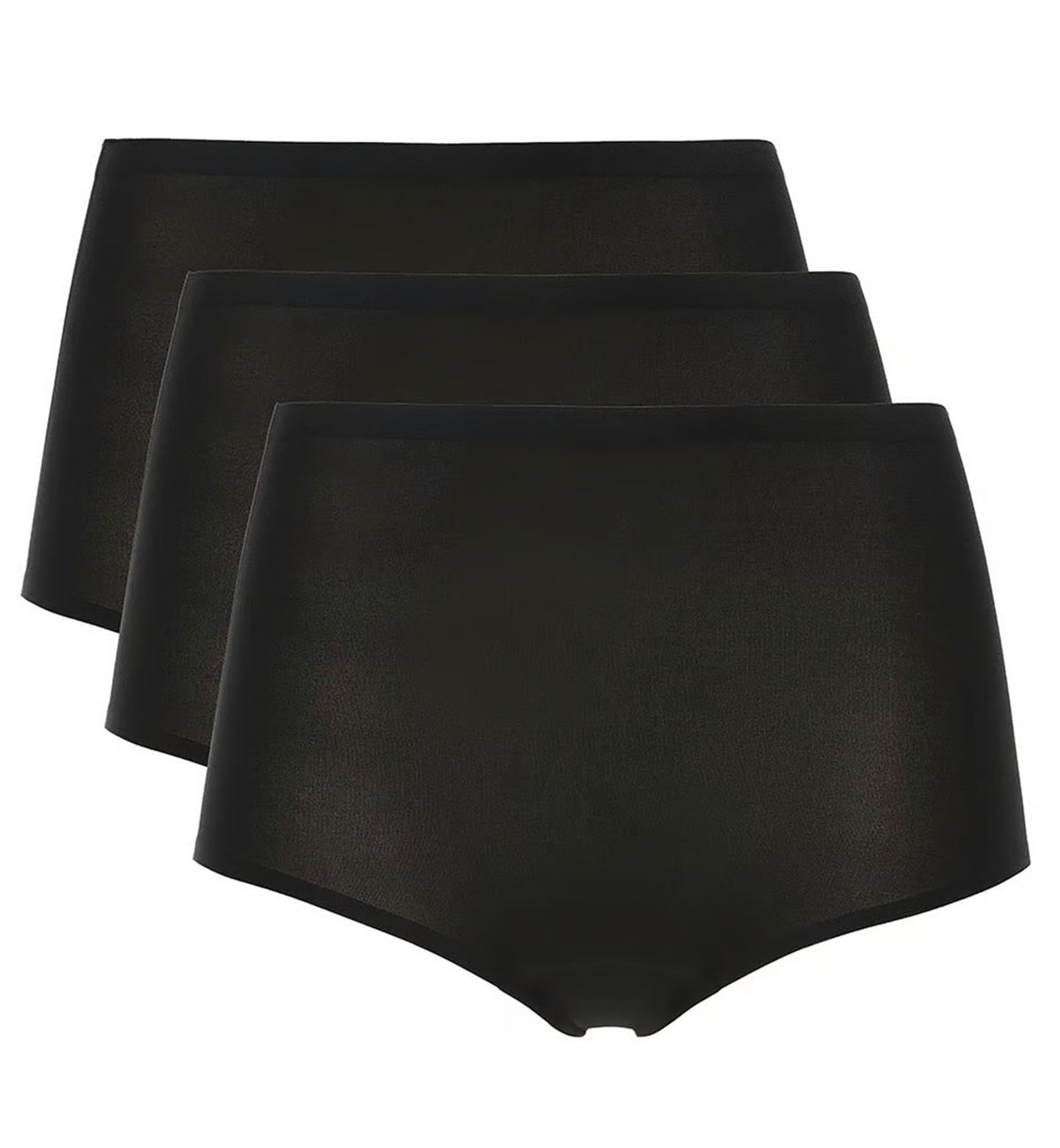 Chantelle 3-PACK Softstretch Full Brief (C10070),Black - Black,One Size