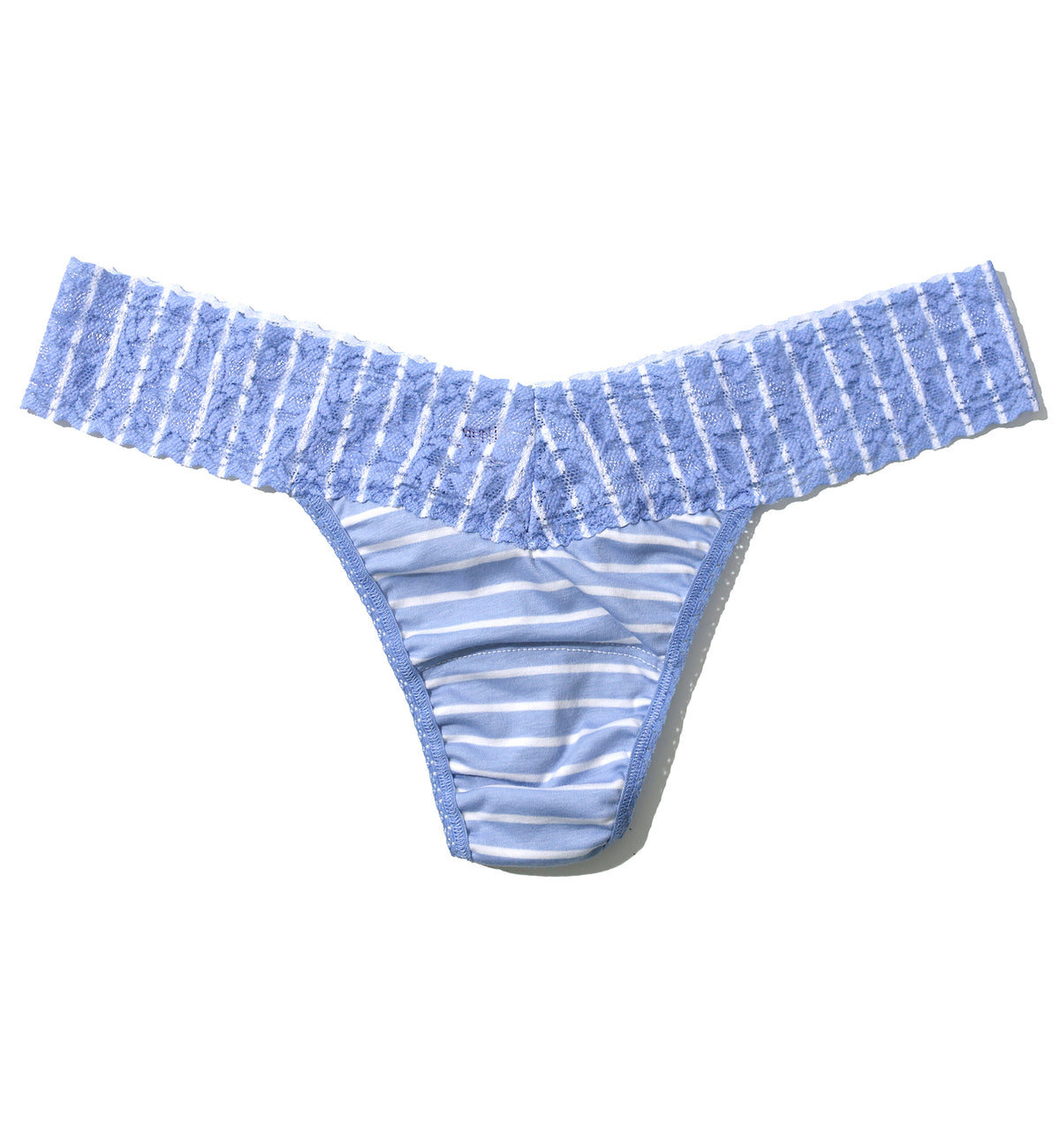 Hanky Panky Printed Cotton Low Rise Thong (PR891581),Down The Line - Down The Line,One Size