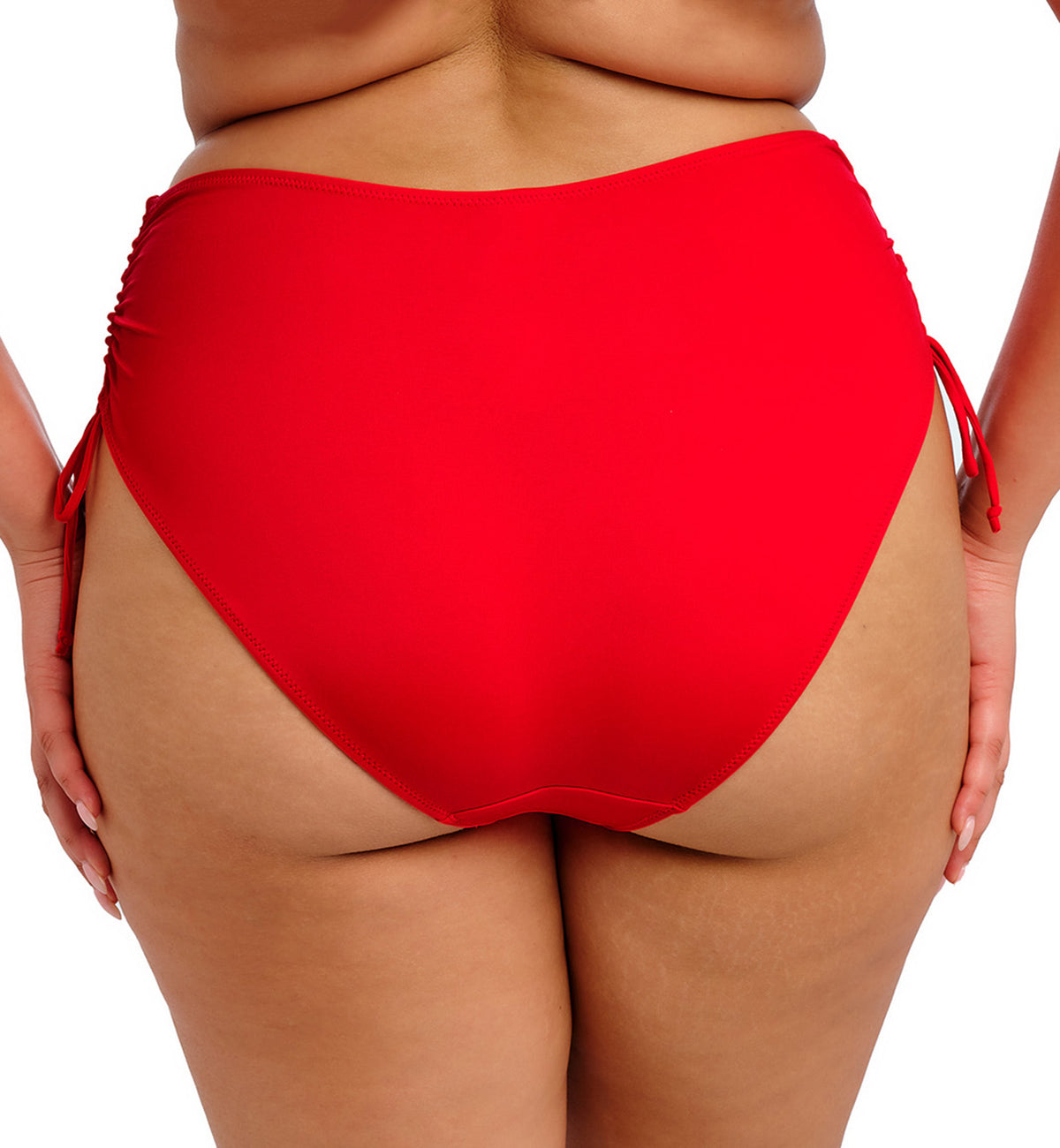 Elomi Plain Sailing Adjustable Side Swim Brief (ES7287),UK 14,Lava - Lava,UK 14