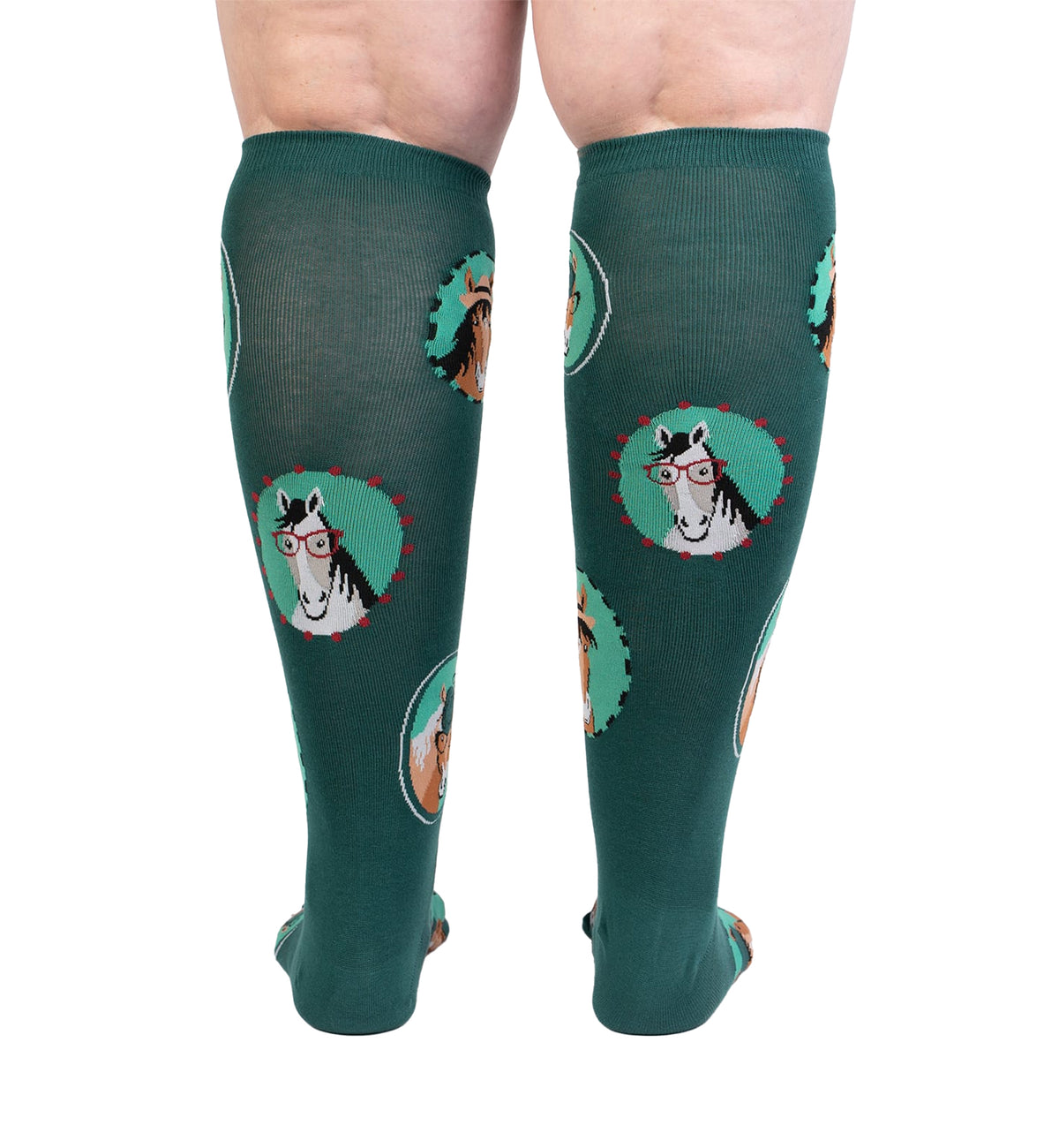 SOCK it to me Unisex Stretch-It Knee High Socks (s0096),Horsing Around - Horsing Around,One Size