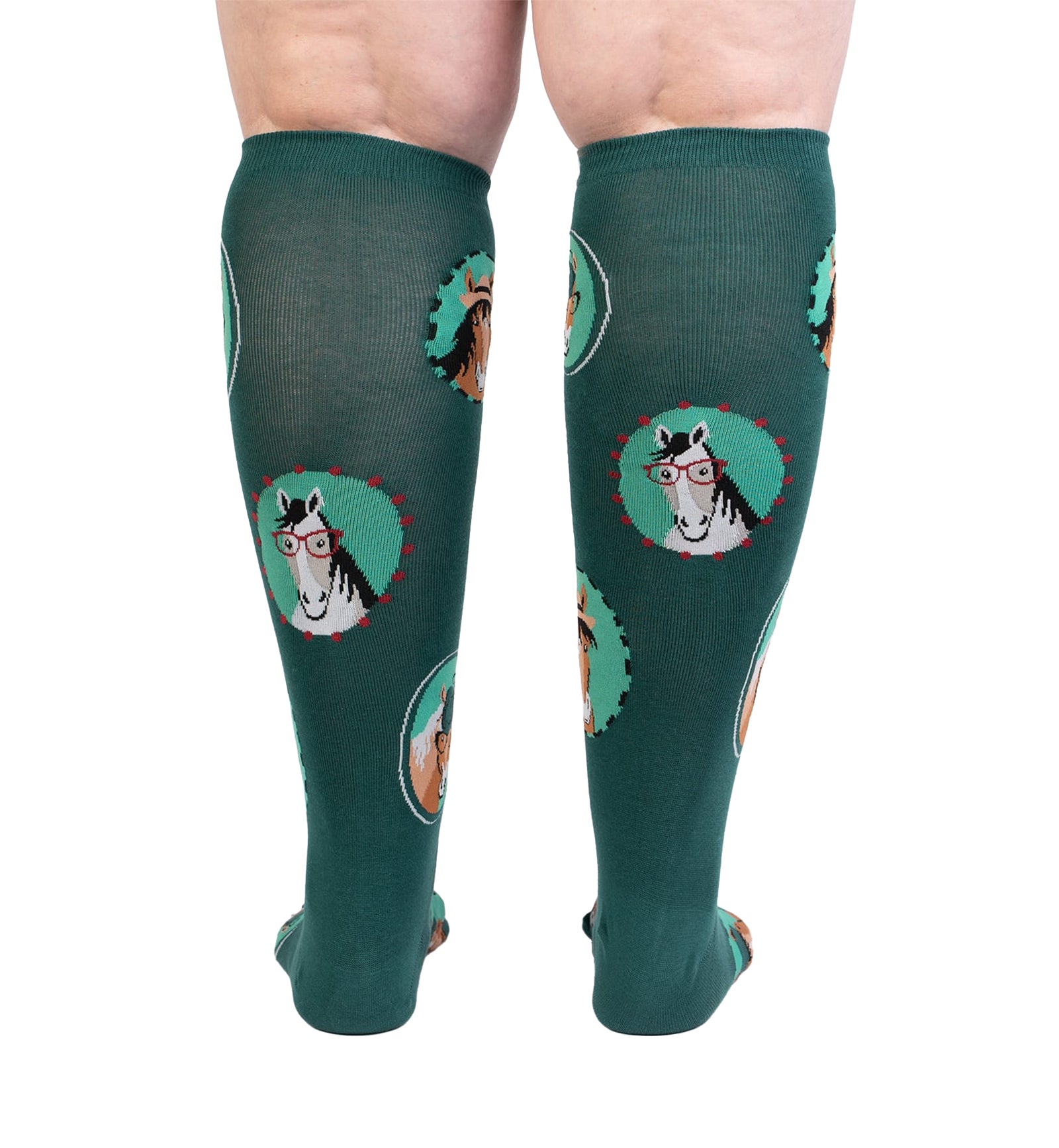 SOCK it to me Unisex Stretch-It Knee High Socks (s0096),Horsing Around - Horsing Around,One Size