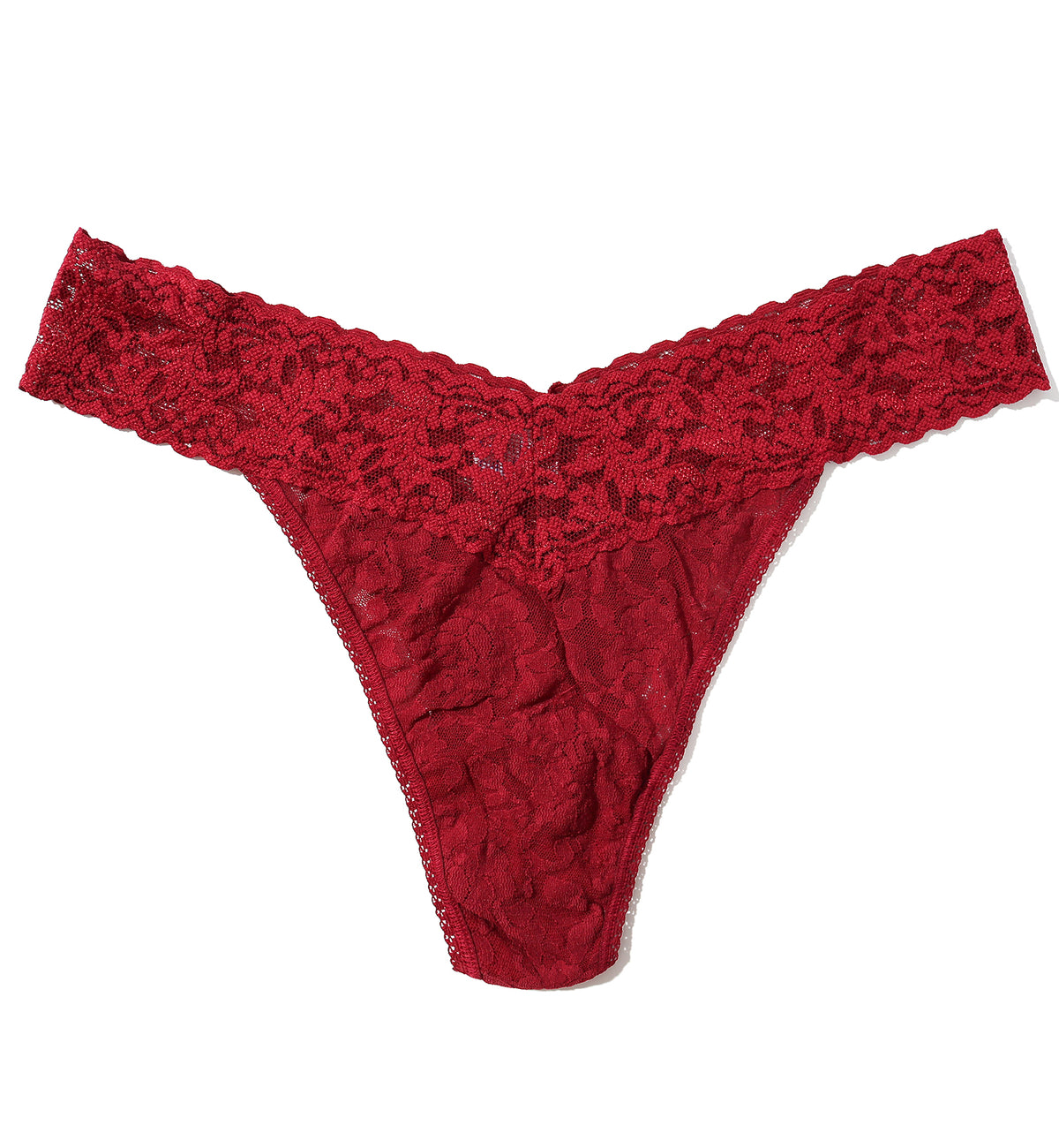 Hanky Panky Signature Lace Original Rise Thong PLUS (4811X),Wild Berries - Wild Berries,Plus Size