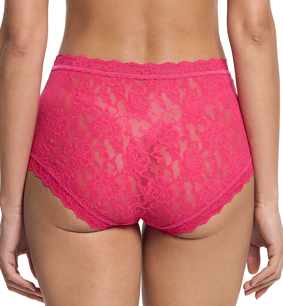 Hanky Panky Signature Lace High Rise Boyshort (481292),XS,Sweet Tart - Sweet Tart,XS