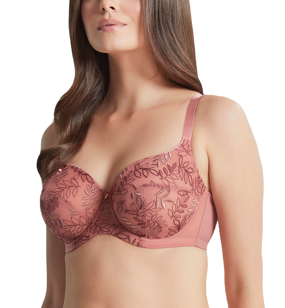 Panache Tango Luxe Underwire Balconette Bra (9076),30G,Sunset - Sunset,30G