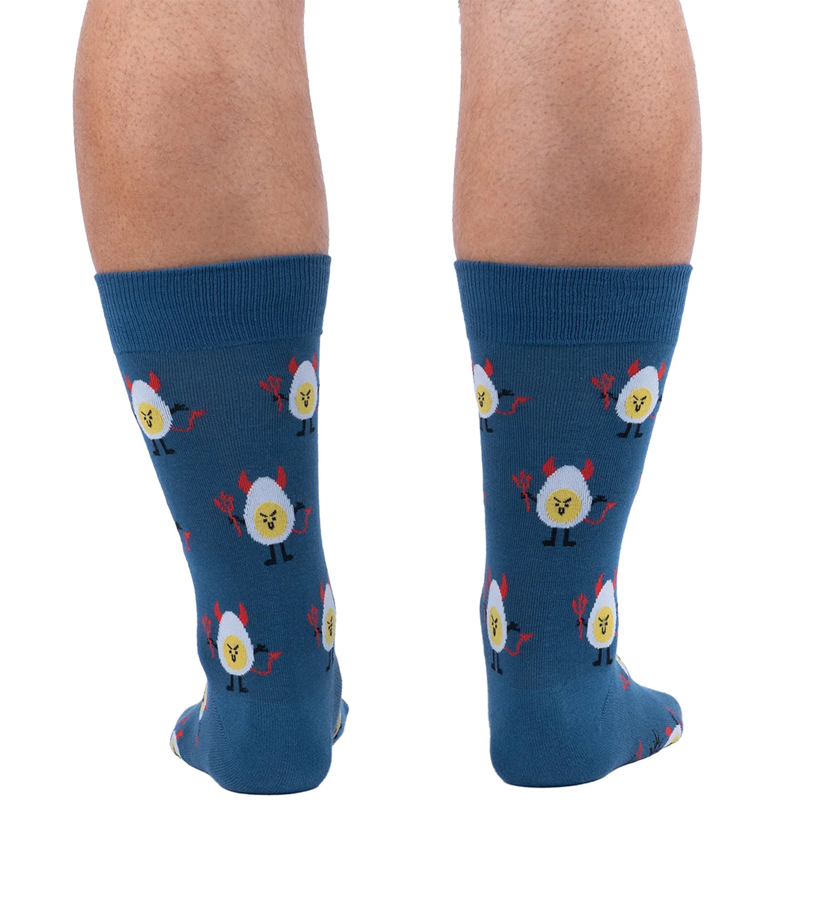 SOCK it to me Men's Crew Socks (MEF0719),Deviled Eggs - Deviled Eggs,One Size