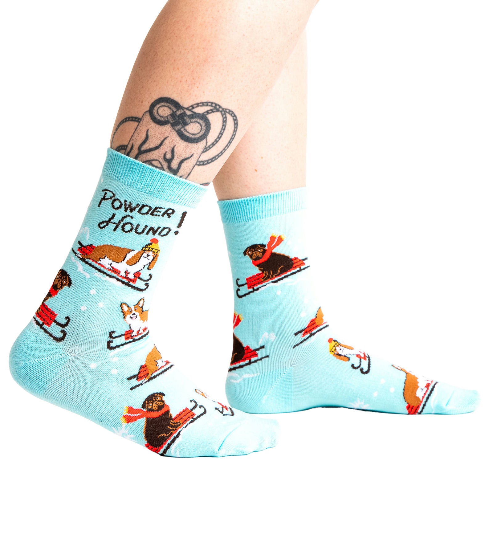 SOCK it to me Women's Crew Socks (W0492),Powder Hound - Powder Hound,One Size