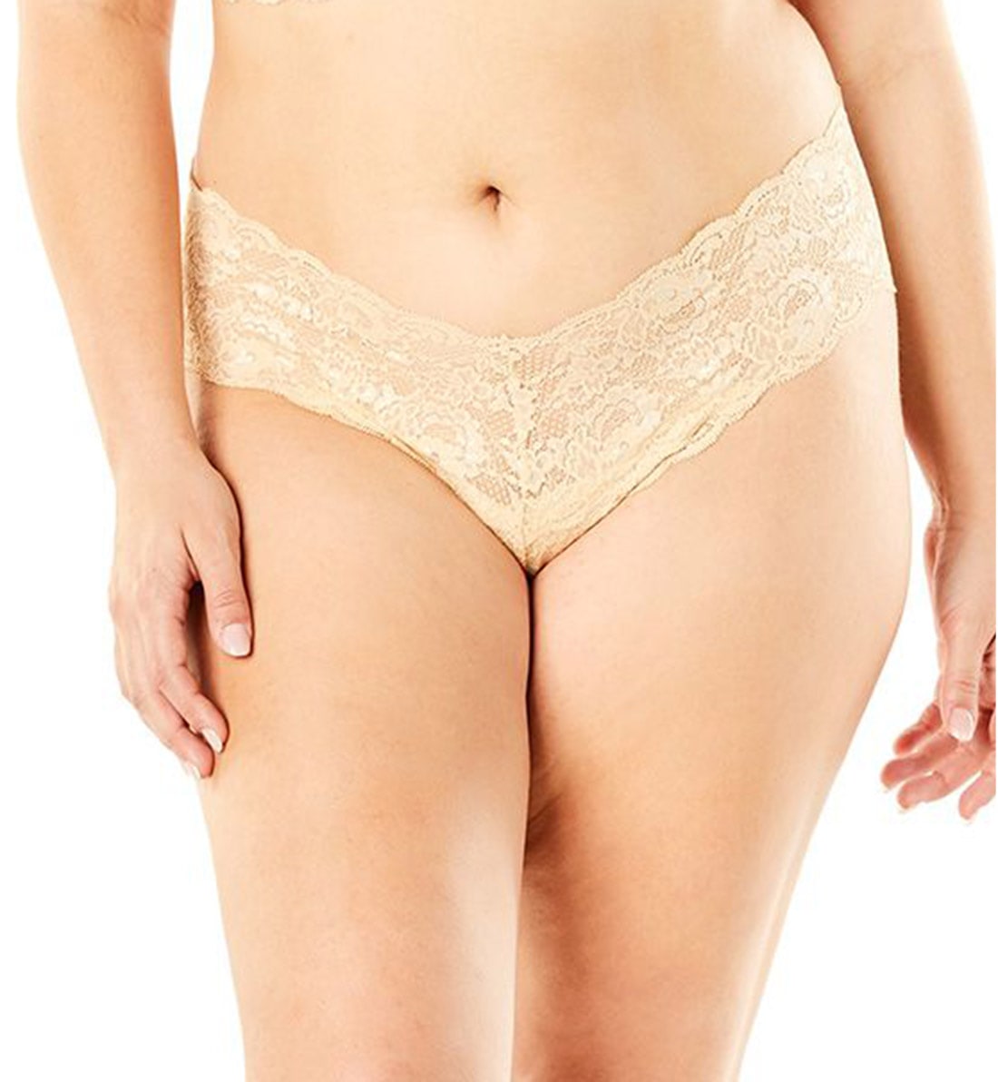Cosabella Never Say Never Hottie Plus Lowrider Hotpant (NEVER0725P),1X,Blush - Blush,1X