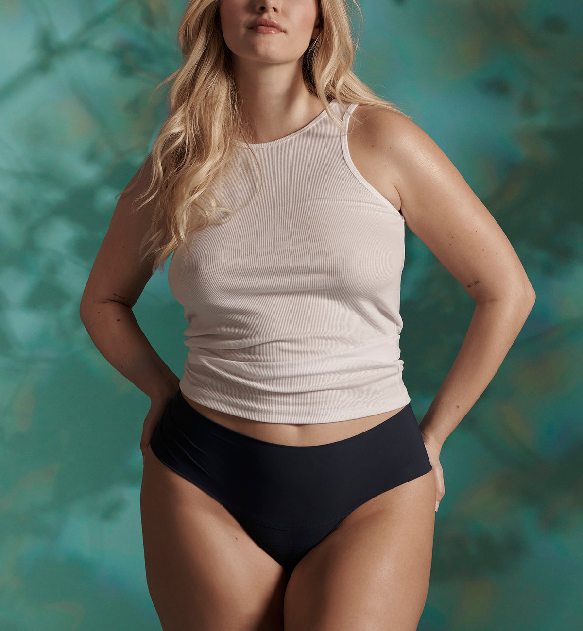 Hanky Panky BreatheSoft Hi-Rise Thong (6J1921B),Small,Nightshade - Nightshade,Small