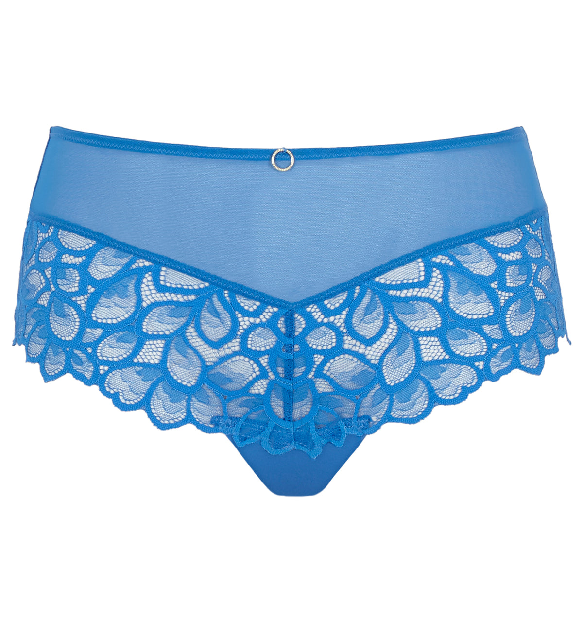 Panache Allure Deep Brief (10764),Small,Azure Blue - Azure Blue,Small
