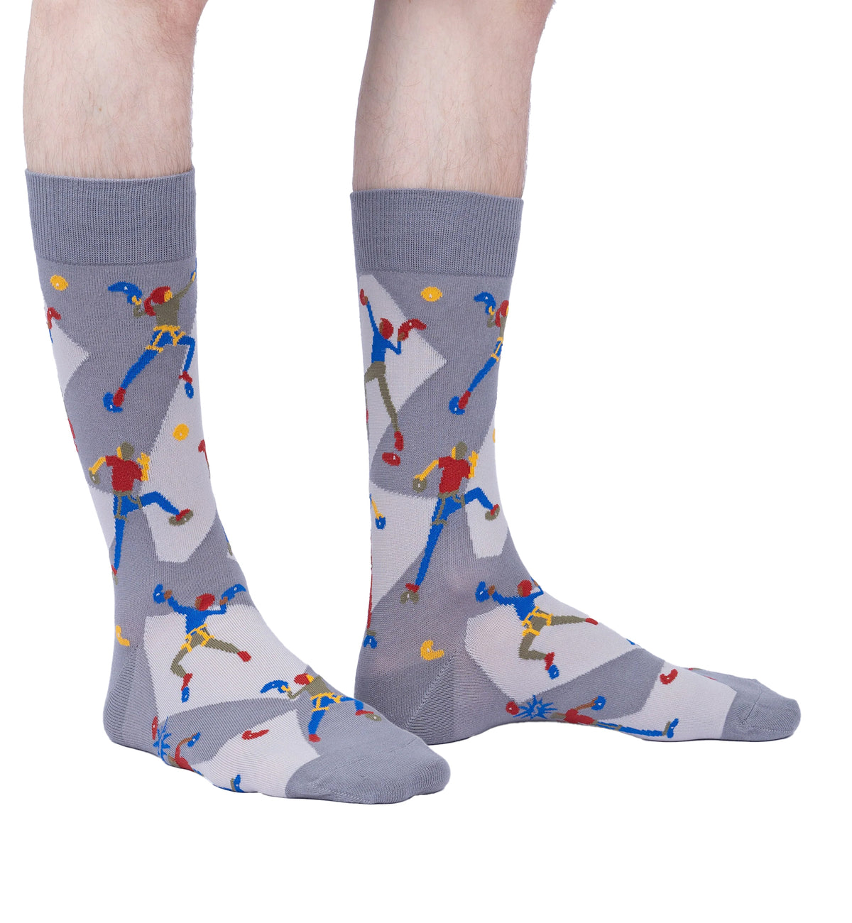 SOCK it to me Men's Crew Socks (MEF0583),Sock Climbing - Sock Climbing,One Size