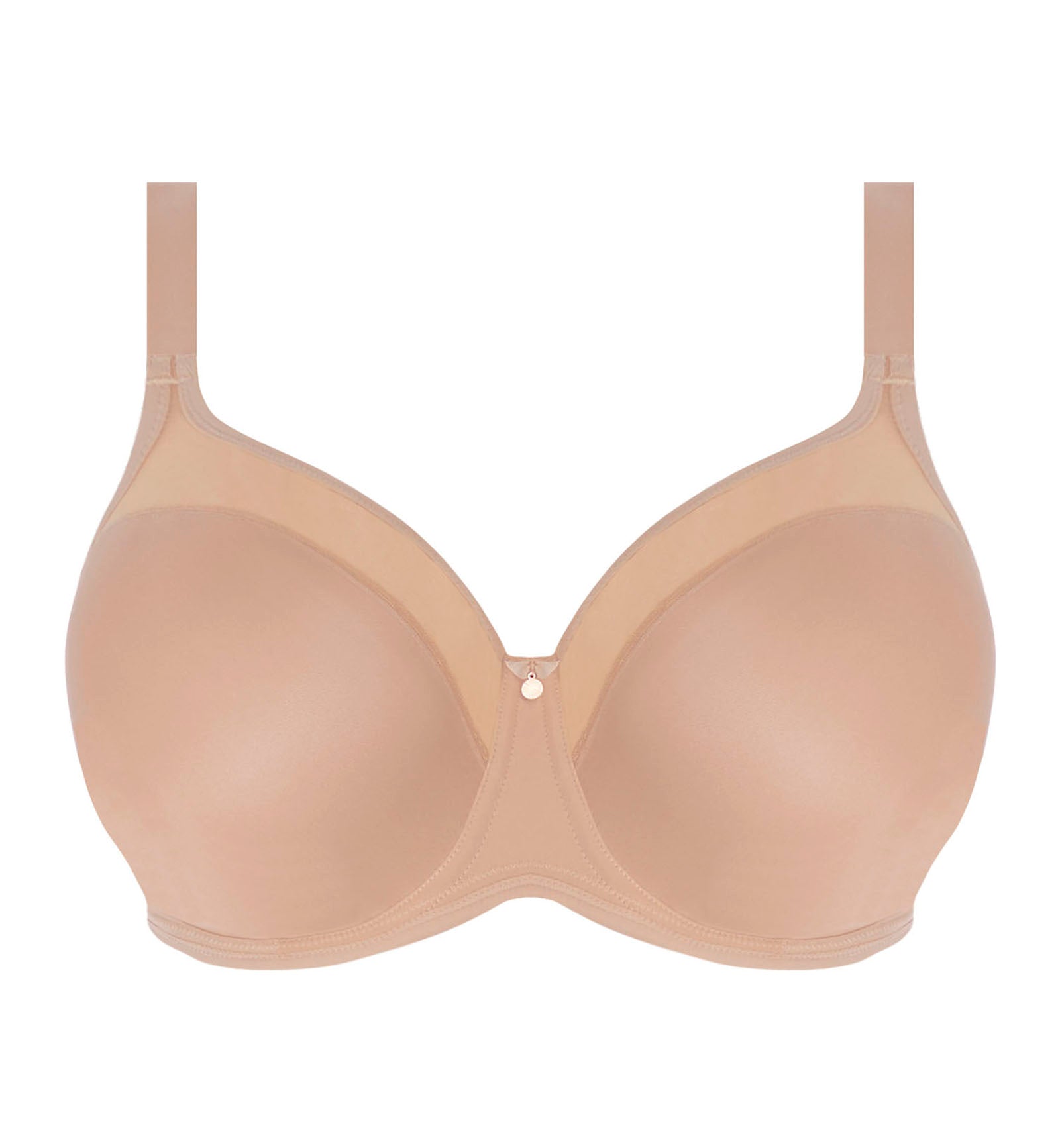 Elomi Smooth Unlined Underwire Molded Bra (4301),32GG,Sahara - Sahara,32GG
