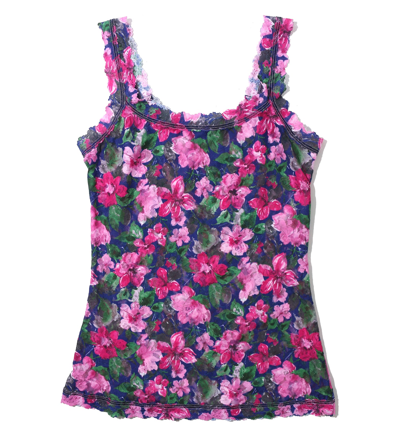 Hanky Panky Signature Lace Printed Unlined Camisole (PR1390L),XS,Tis The Season - Tis The Season,XS