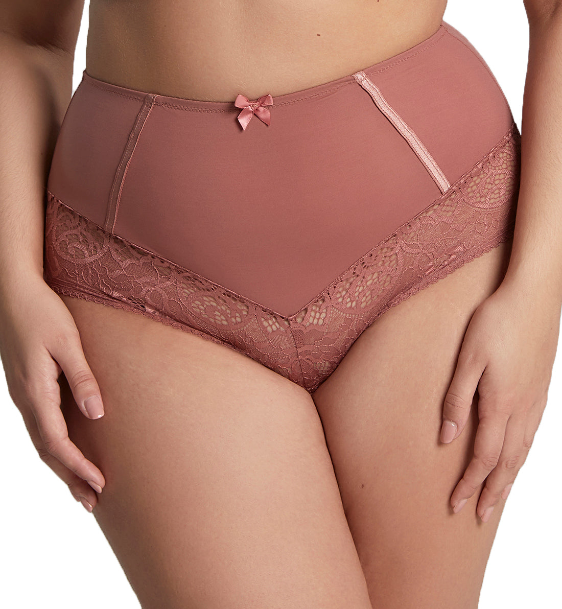 Sculptresse by Panache Estel Matching Highwaist Brief (9684),2XL,Rose Gold - Rose Gold,2XL