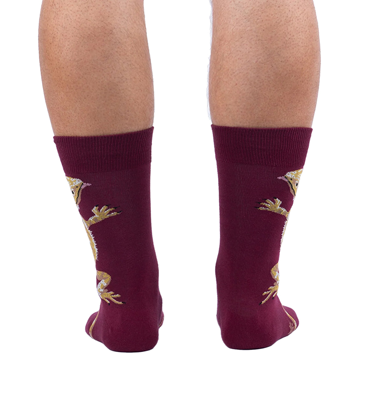 SOCK it to me Men's Crew Socks (MEF0714),Bearded Dragon - Bearded Dragon,One Size