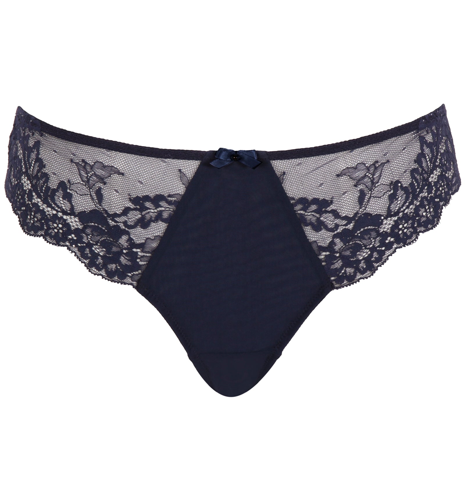 Panache Ana Brazilian Thong (9399) - Midnight Sequin - Breakout Bras