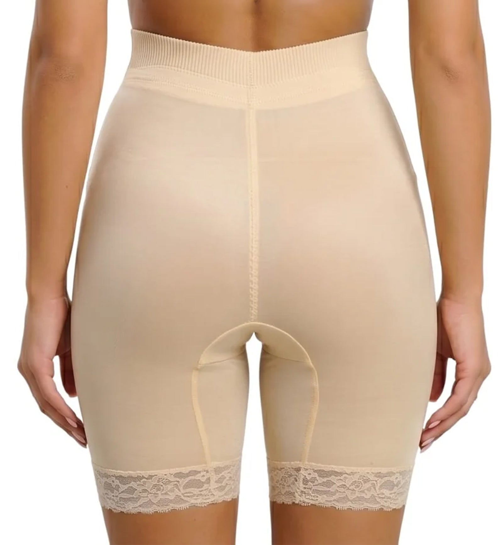 Rago Firm Control High Waist Long Leg Shaper (6226),Small,Beige - Beige,Small