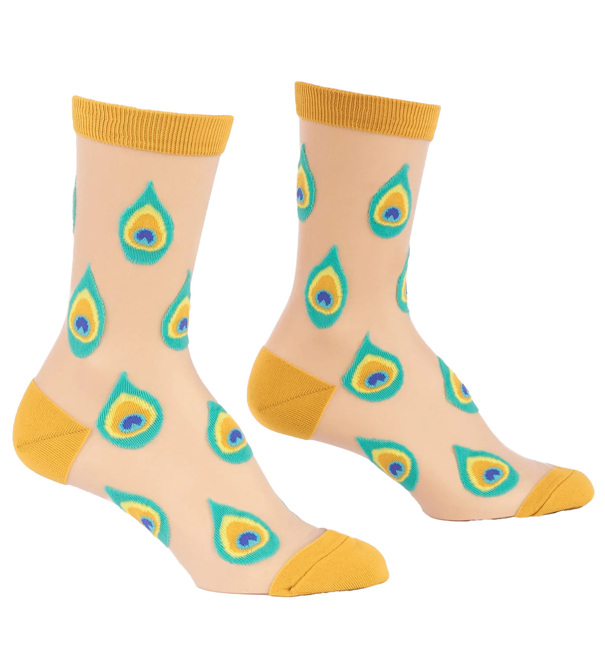 SOCK it to me Sheer Crew Socks (H0026),I'm Your Biggest Fan - I'm Your Biggest Fan,One Size