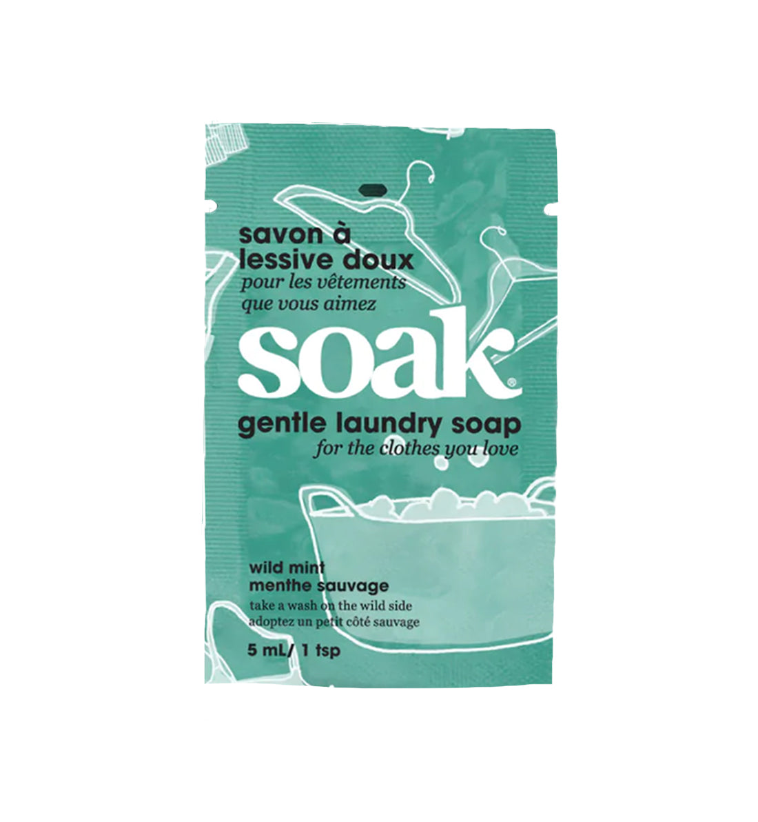 Soak Minisoak 5 ml Single Use Sachet (S03),Wild Mint - Wild Mint,5 ml