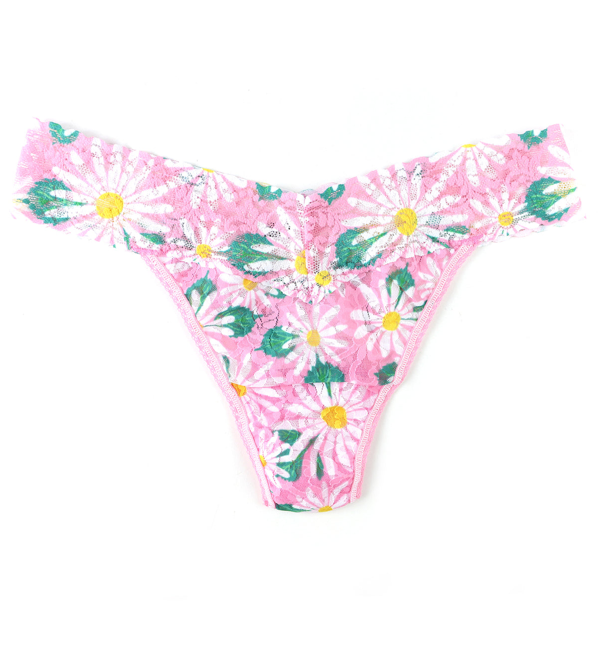 Hanky Panky Signature Lace Printed Original Rise Thong (PR4811P),Hello Spring - Hello Spring,One Size