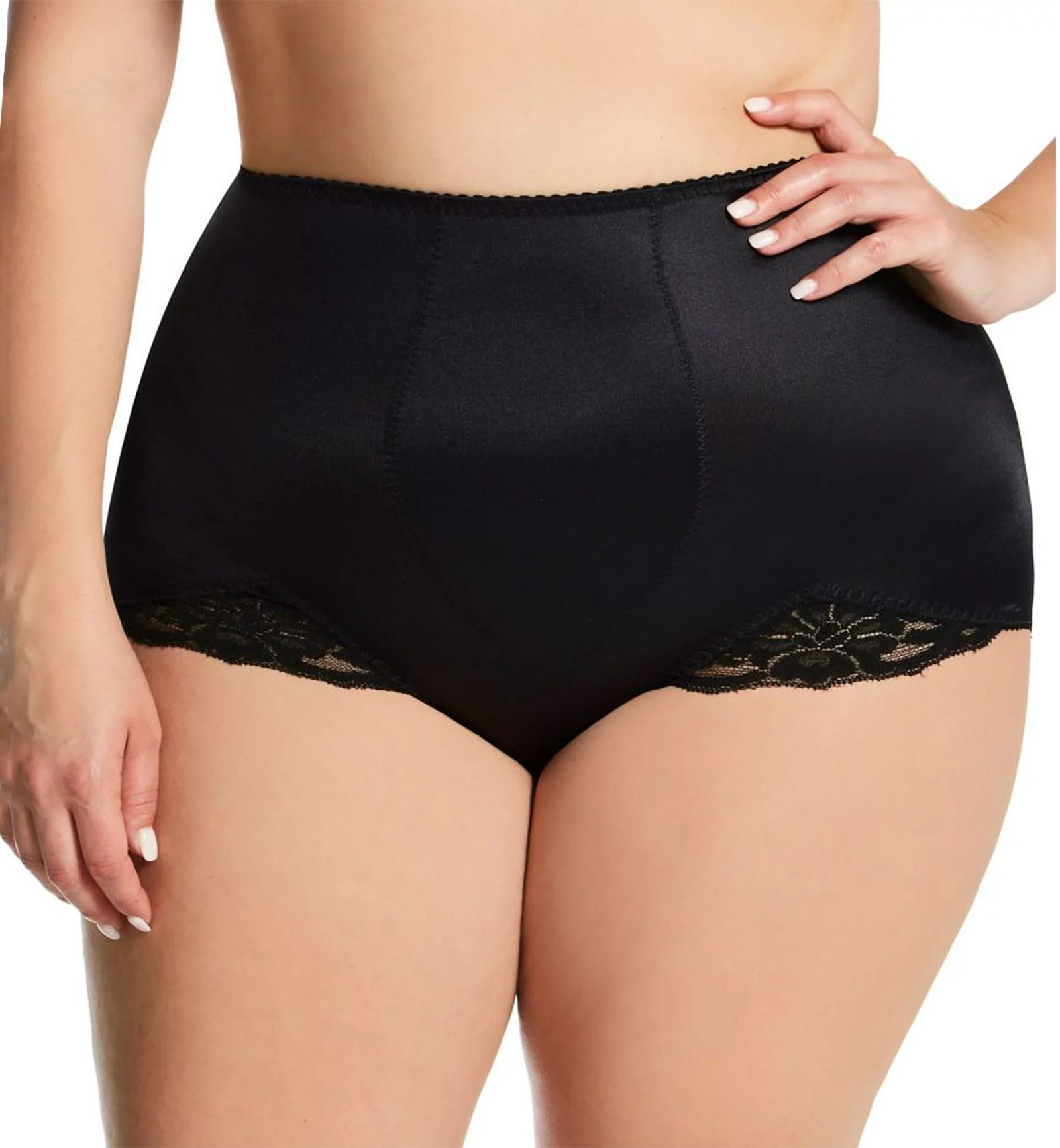Rago Light Control V-Leg Panty Brief (919),Small,Black - Black,Small