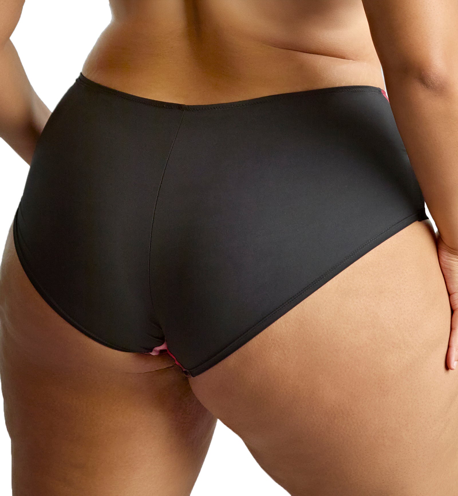 Sculptresse by Panache Bliss Deep Brief (10682),Large,Rose Print - Rose Print,Large